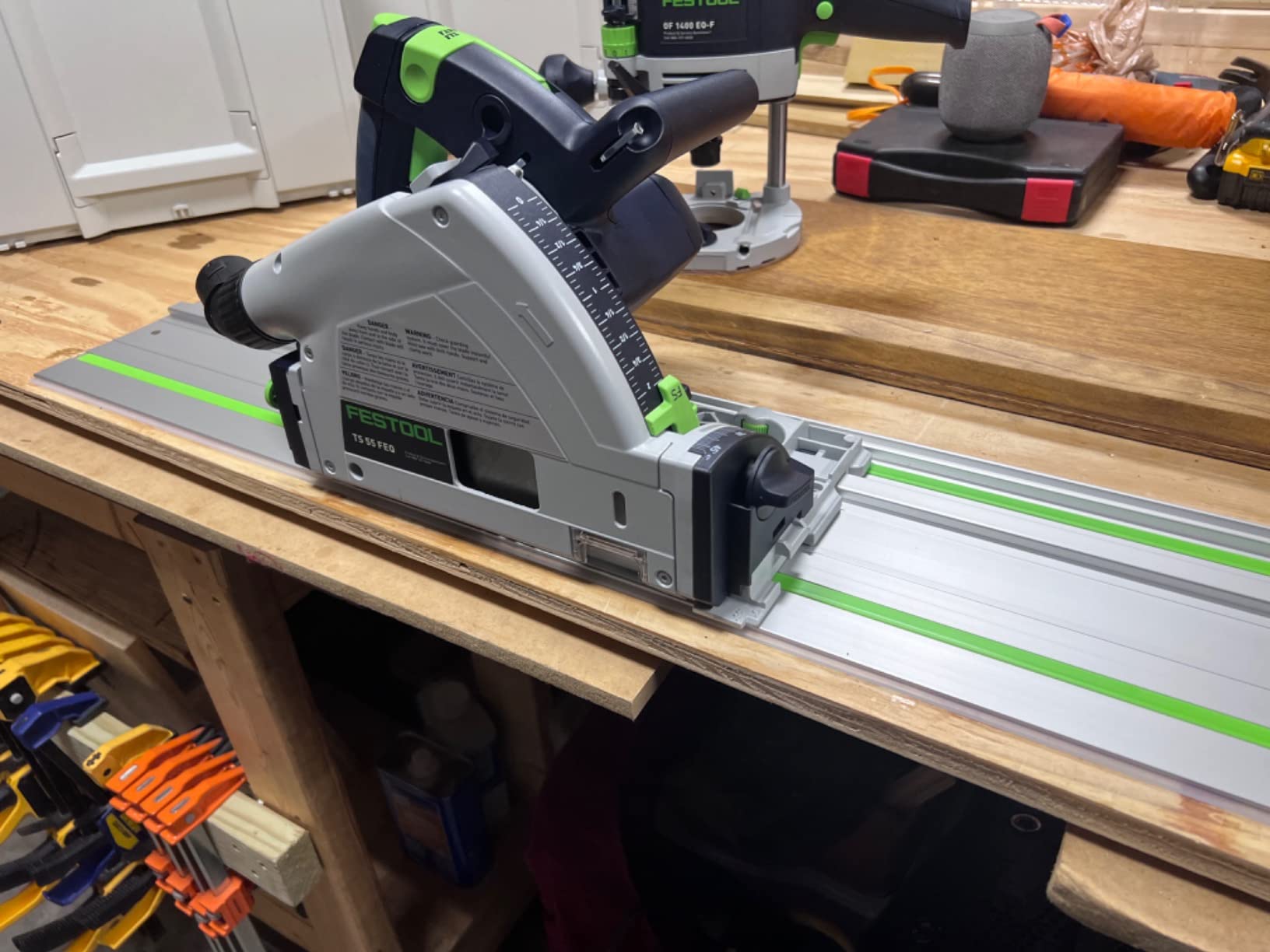Festool Plunge-Cut Track Saw TS 55 FEQ-F-Plus-FS with 55-Inch (1400mm) Guide Rail customer photo 2