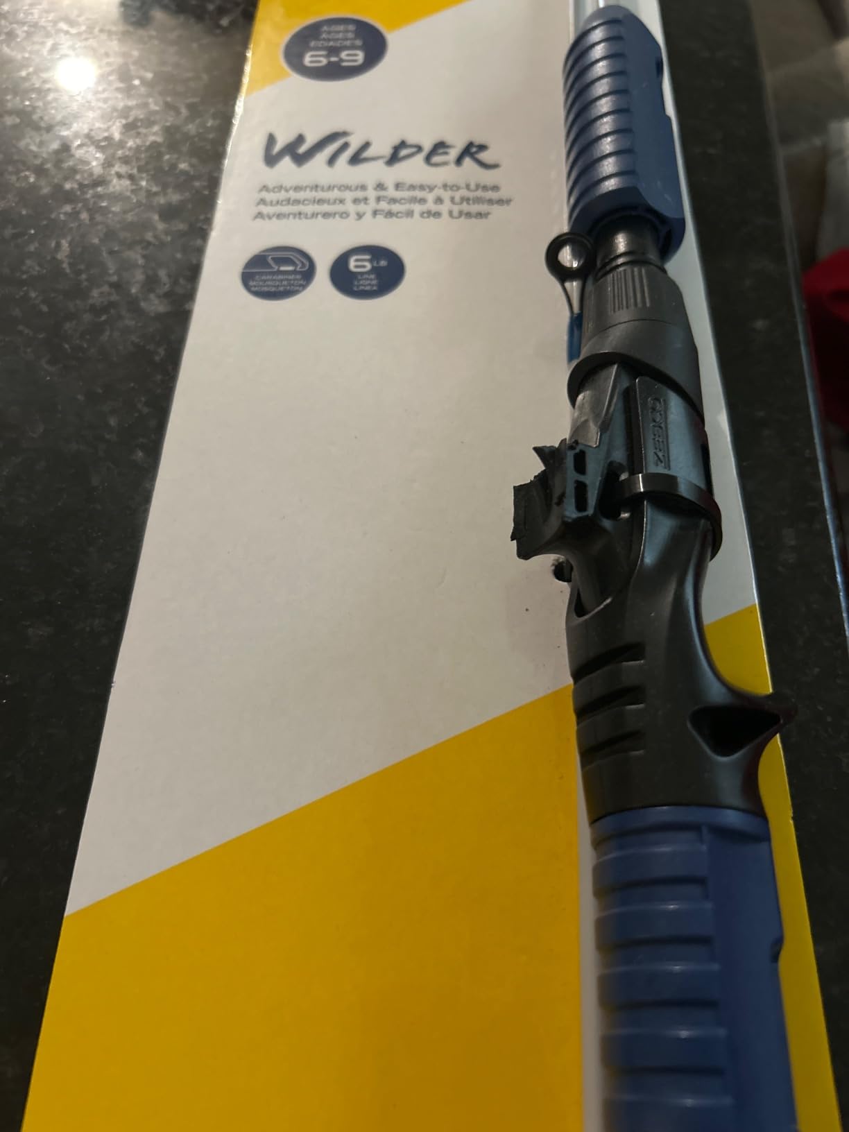 Zebco Wilder Fishing Reel and Rod Combo, 4'3