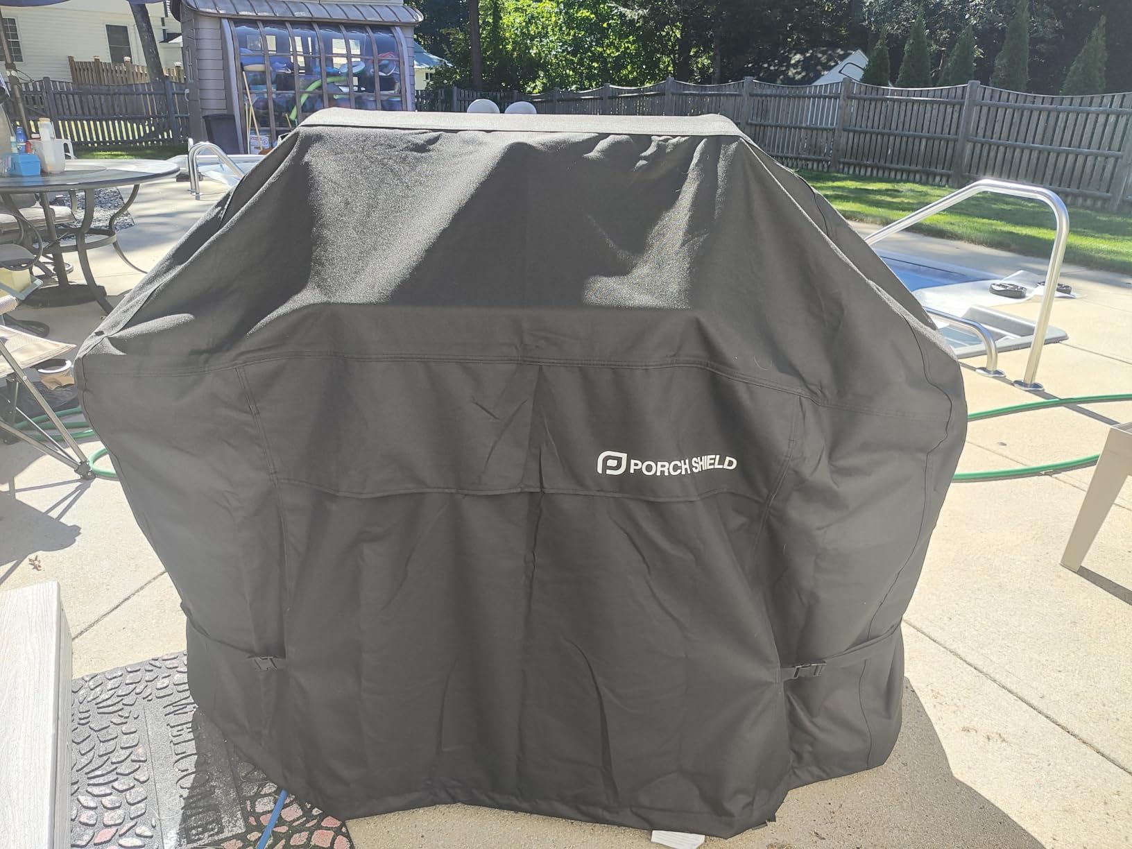 Porch Shield Waterproof Outdoor BBQ Grill Cover 60 inch, Black customer photo 1