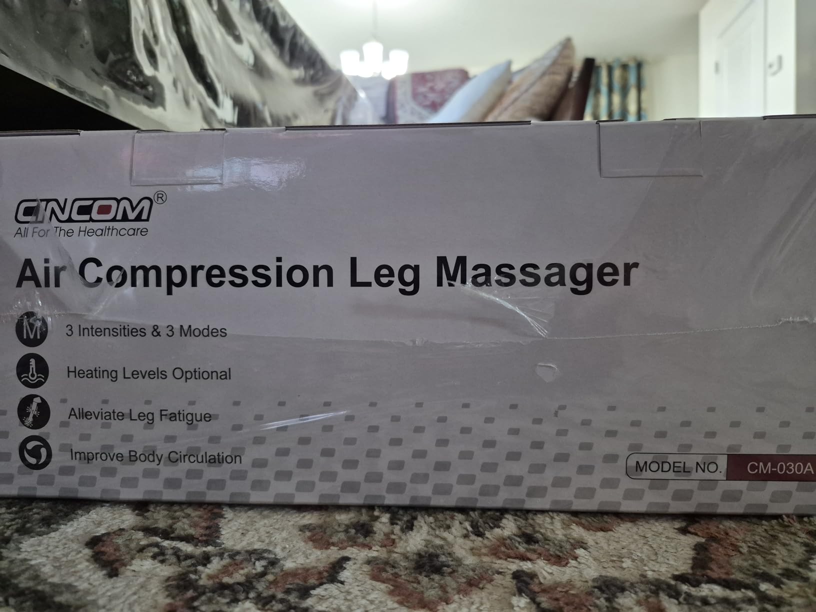 CINCOM Leg Massager with Heat and Air Compression FSA - HSA customer photo 2