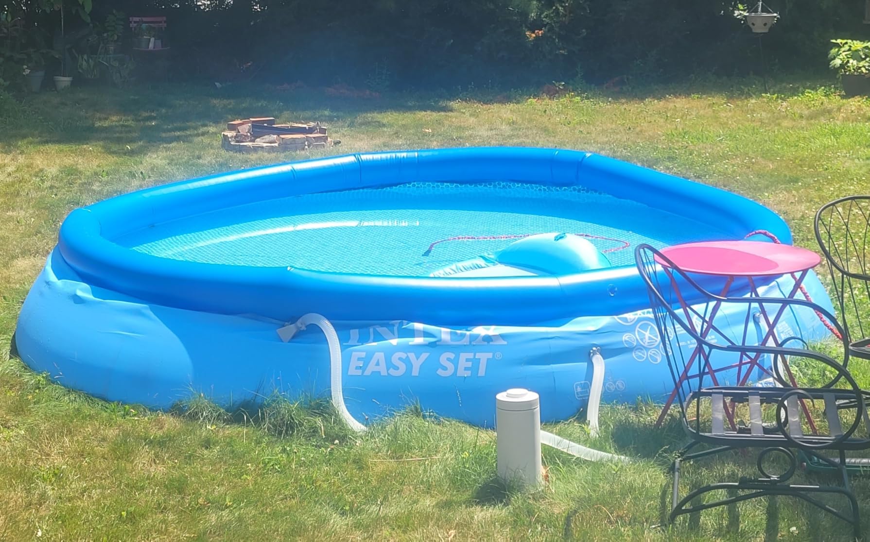 Intex Easy Set 8ft x 24in Inflatable Ring Above Ground Pool Set w/Pump customer photo 2