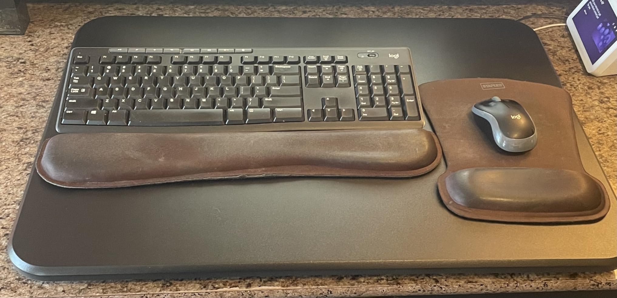 VIVO Black 26 in Single Top Standing Desk Converter, DESK-V001J customer photo 2