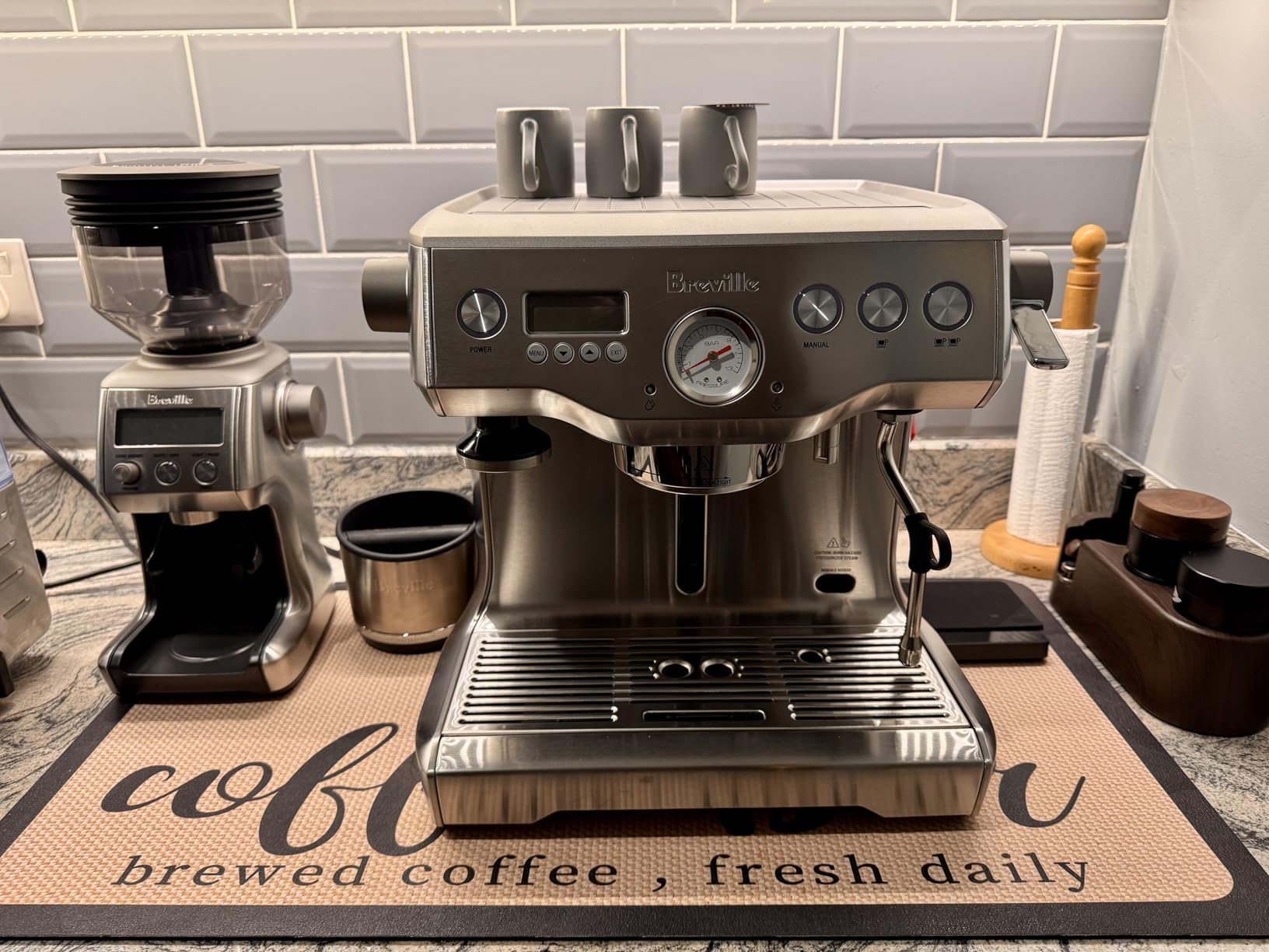 Breville Dynamic Duo Espresso Machine Bundle | Dual Boiler + Smart Grinder Pro | Stainless Steel | BEP920BSS customer photo 1