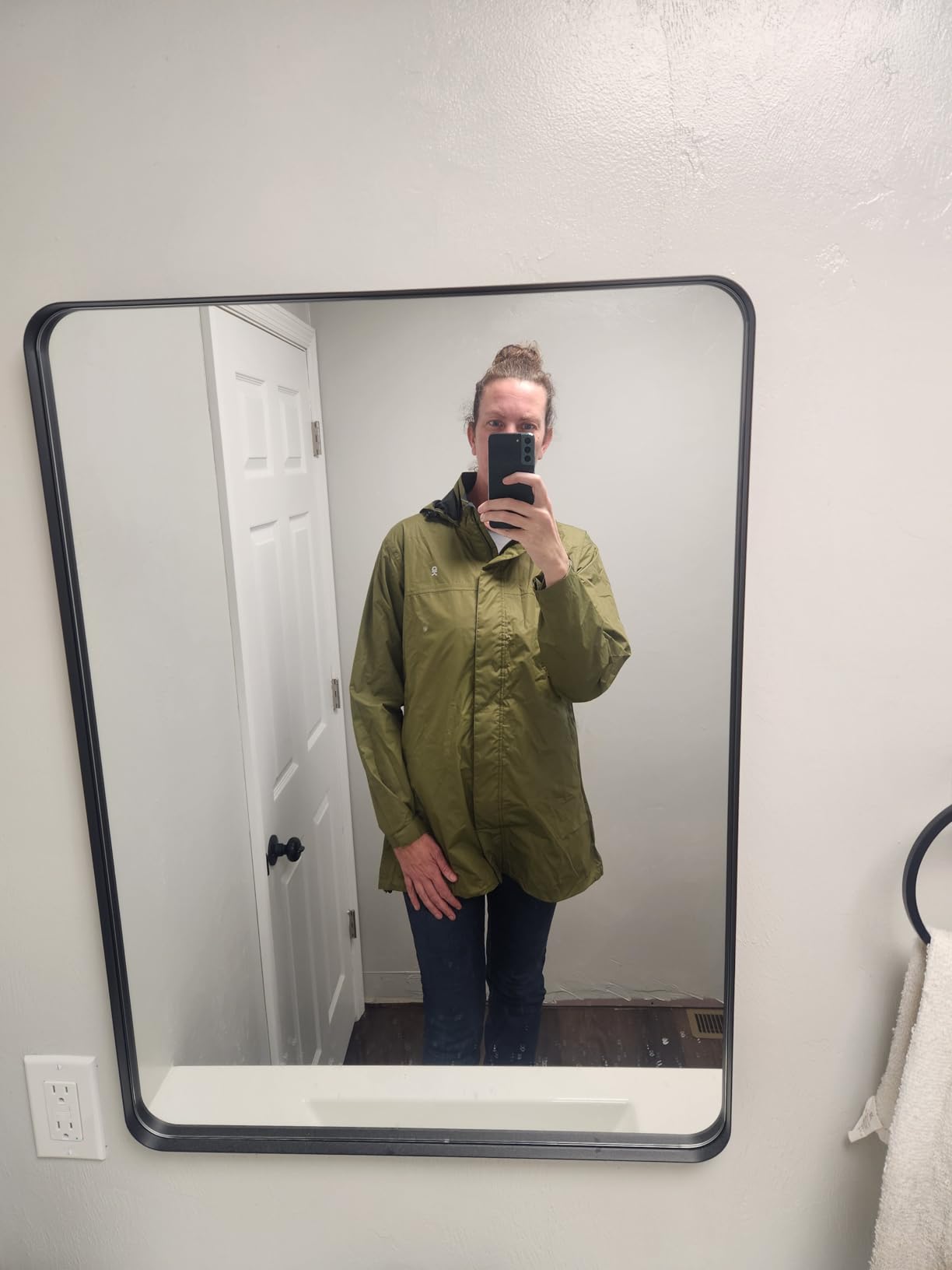 Little Donkey Andy Women's Waterproof Rain Jacket Outdoor for Hiking customer photo 2