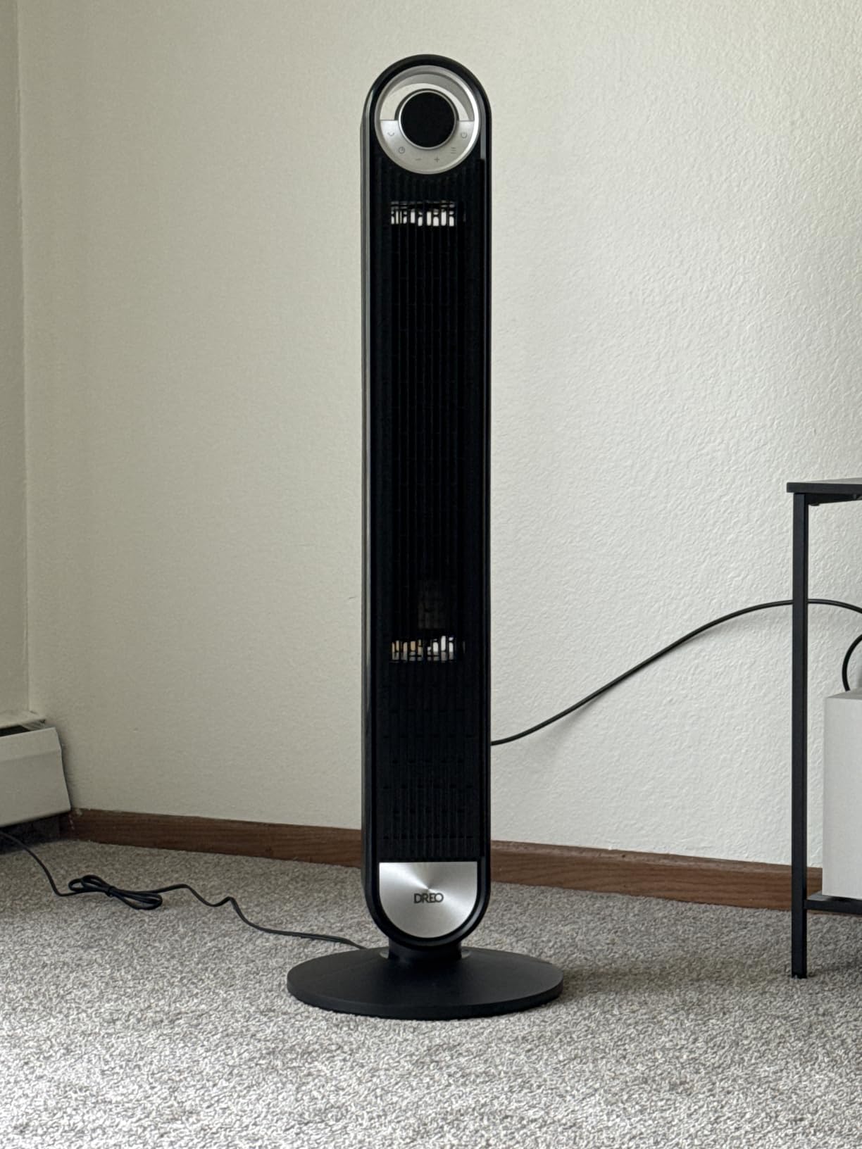 DREO Tower Fan for Bedroom, Upgraded DC 28ft/s Velocity, 9 Speeds customer photo 1