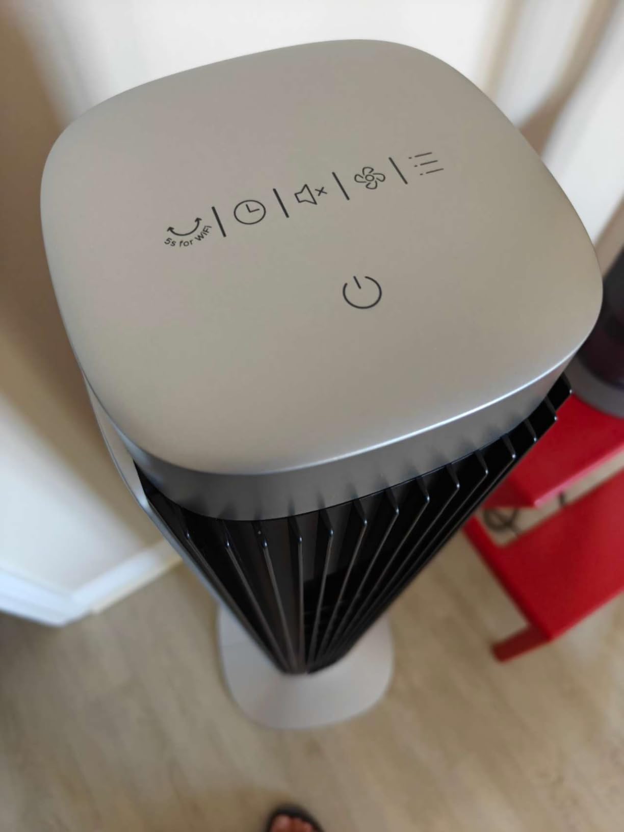 DREO Tower Fan for Bedroom, Upgraded DC 28ft/s Velocity, 9 Speeds customer photo 2