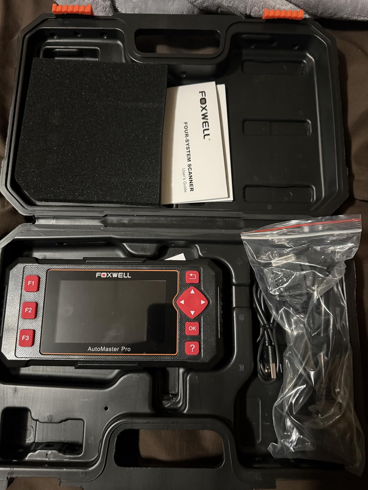 FOXWELL Car Scanner NT604 Elite OBD2 Scanner ABS SRS Transmission customer photo 2