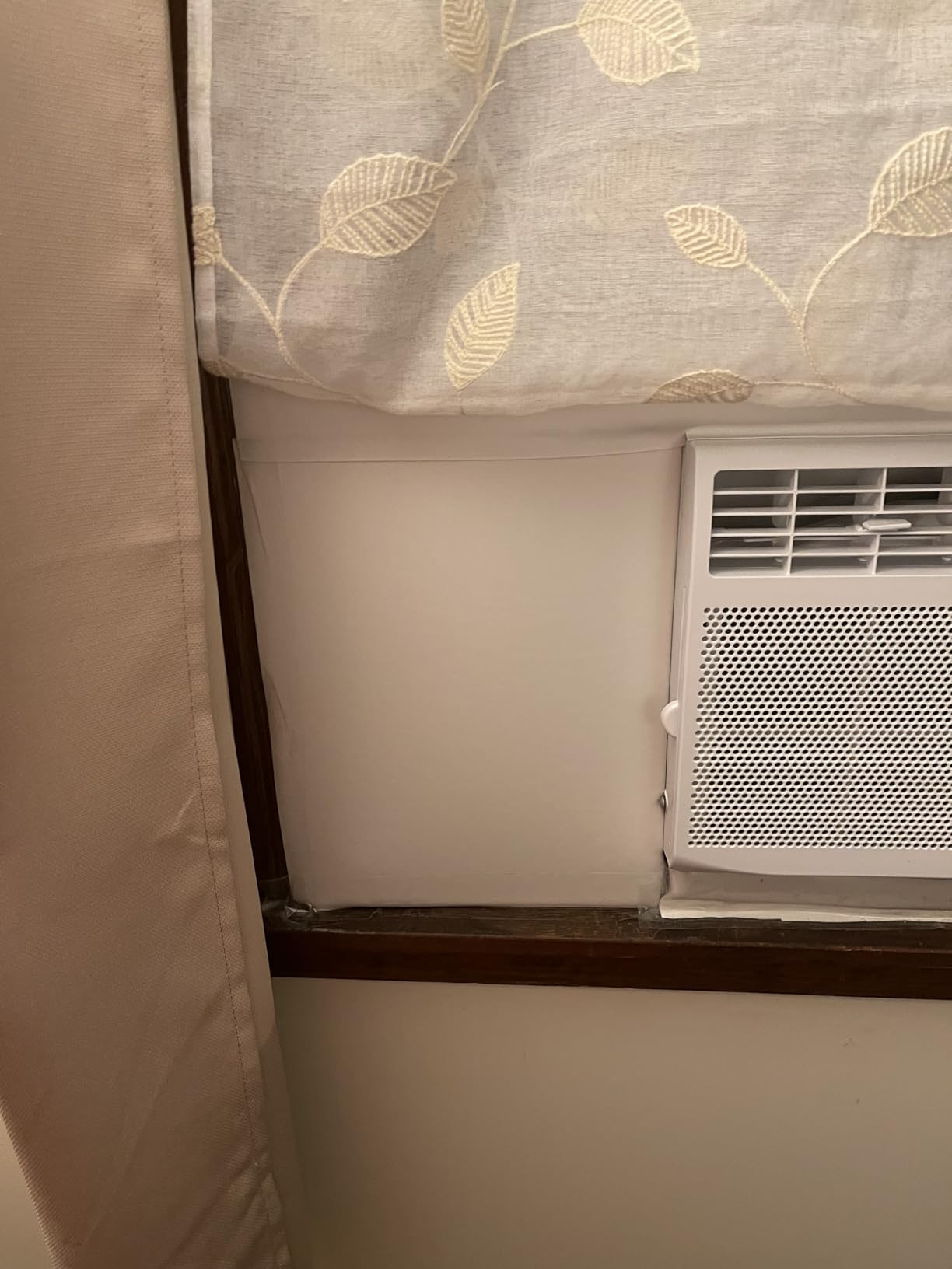 Breeze Stop Surround Insulation Side Panels White for Window AC Unit Indoor Air Conditioner Cover for Winter and Summer customer photo 2