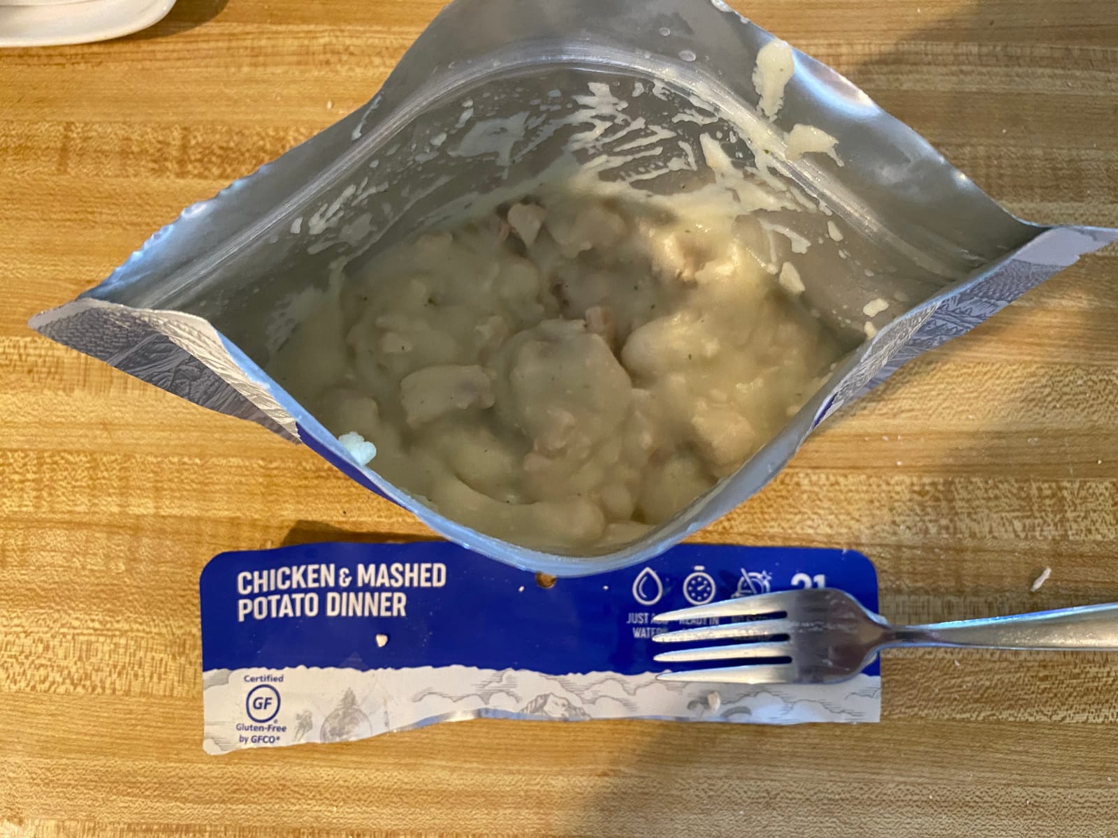 Mountain House Chicken & Mashed Potato Dinner Gluten| Freeze Dried Backpacking & Camping Food | Survival & Emergency Food | Gluten-Free customer photo 1