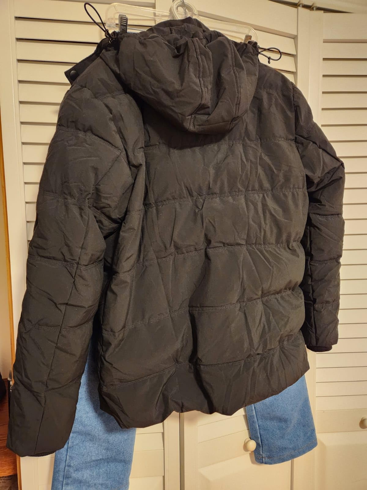 wantdo Men's Puffer Jacket Hooded Winter Coat Warm Thicken Winter Jacket customer photo 2