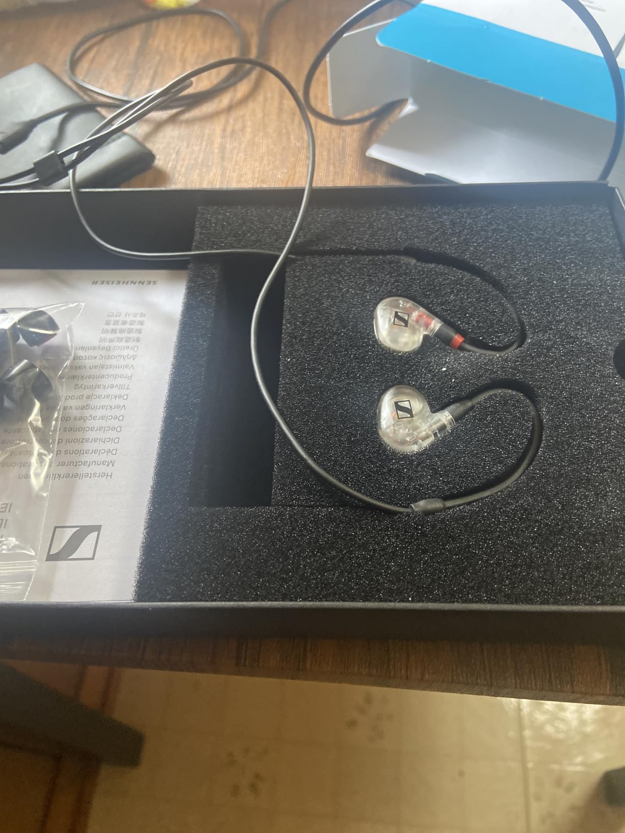 SENNHEISER Professional IE 100 PRO Dynamic In-Ear Monitoring Headphones, Clear customer photo 1