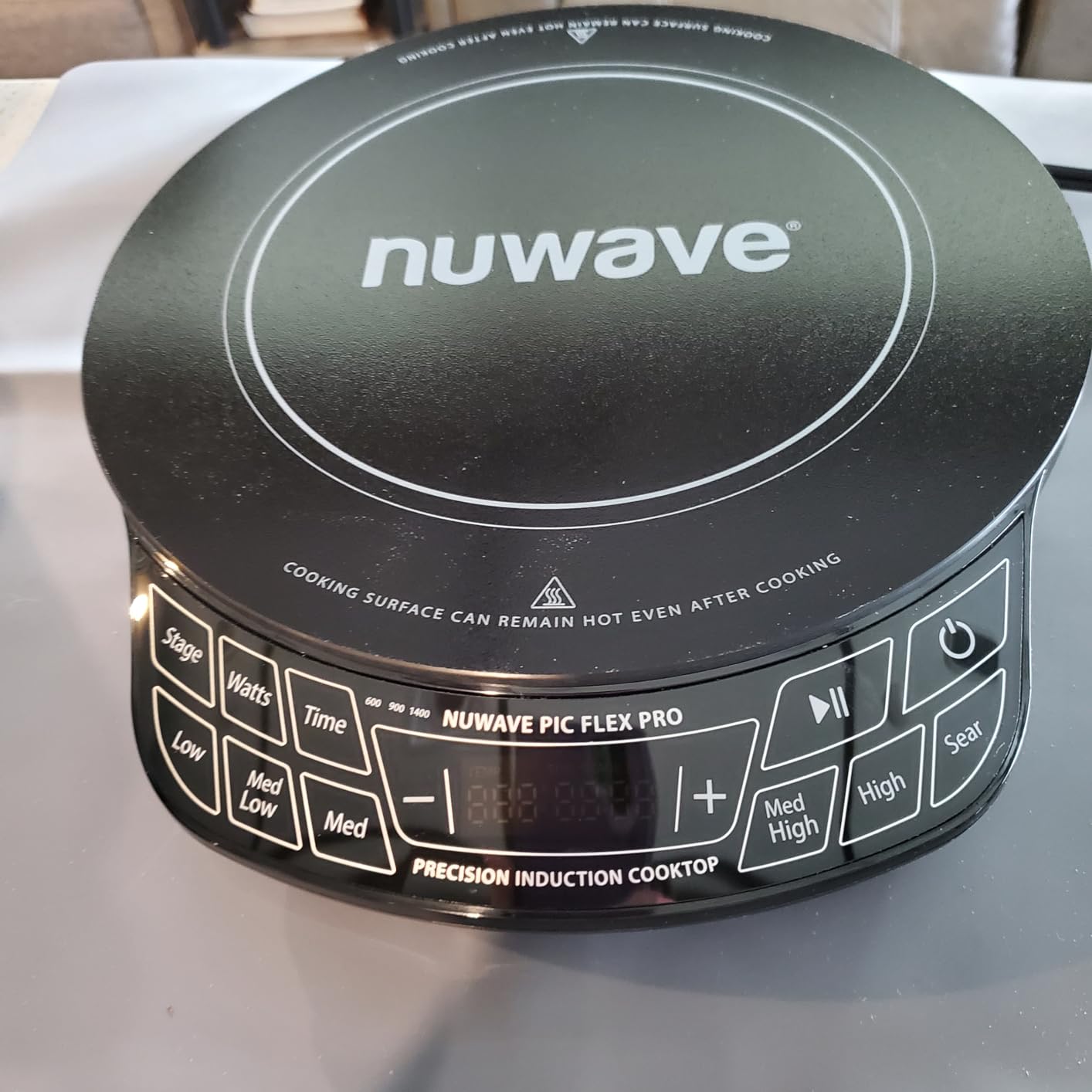 Nuwave Flex Precision Induction Cooktop, 6.5” Heating Coil, Black customer photo 1