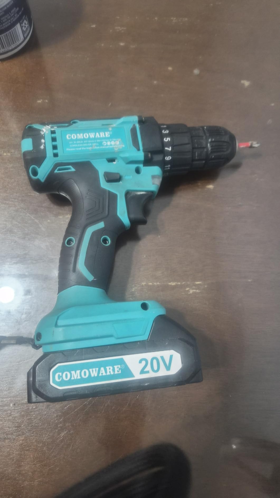 COMOWARE Cordless Drill, Electric Power Drill & Bits Set w/Charger& Battery customer photo 1