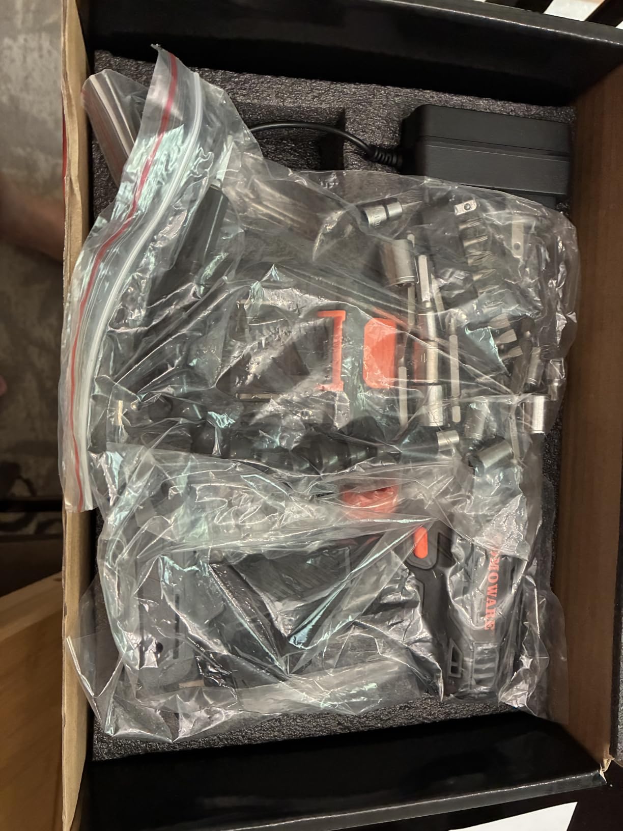 COMOWARE Cordless Drill, Electric Power Drill & Bits Set w/Charger& Battery customer photo 2