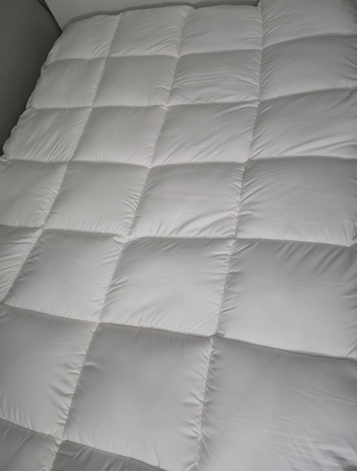 ELEMUSE King Mattress Topper, Extra Thick Pillow Top Mattress Pad Cover customer photo 2