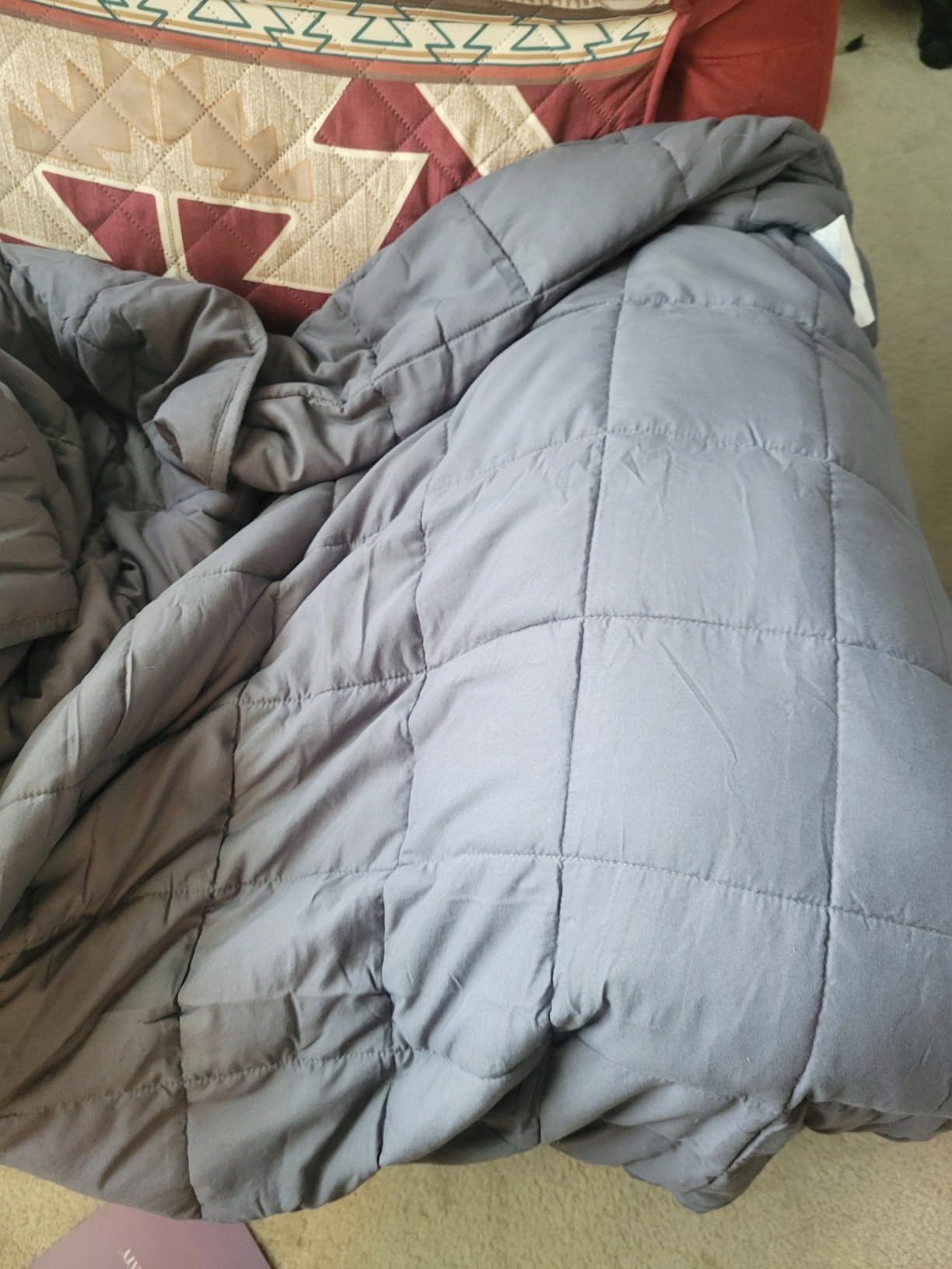 L'AGRATY Weighted Blanket Queen Size（15lbs, 60