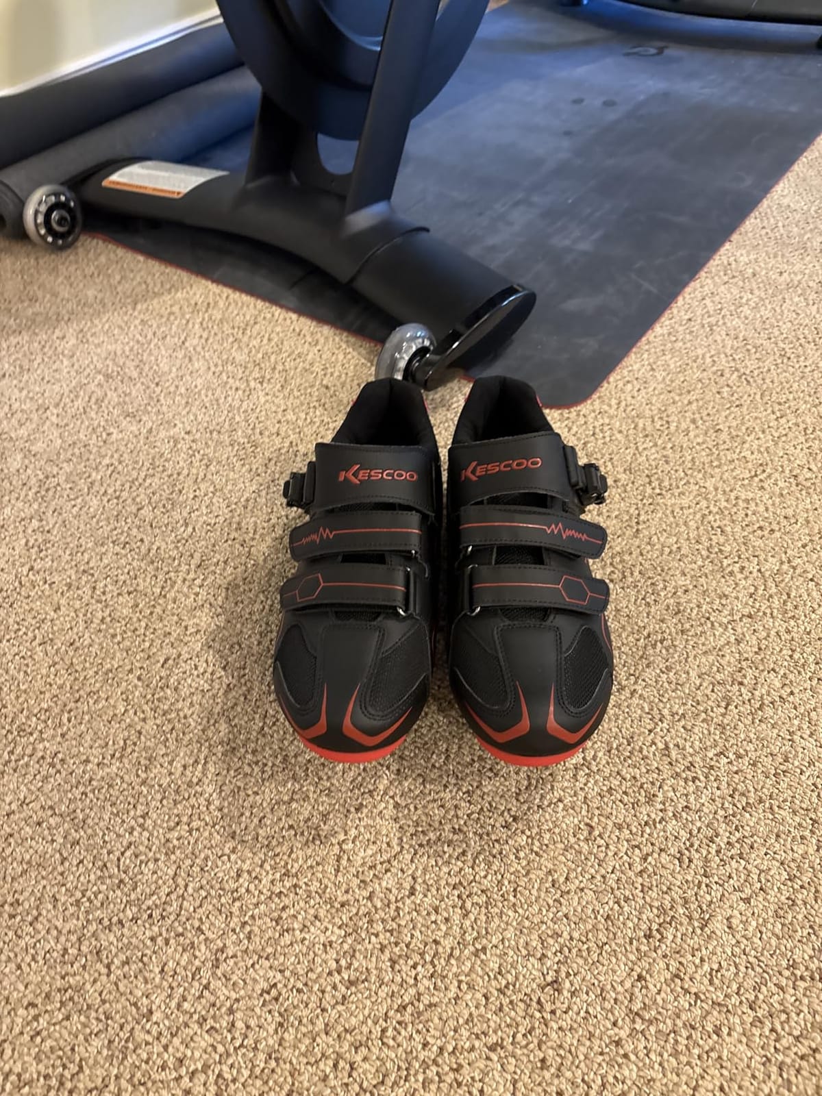 KESCOO Unisex Cycling Shoes Compatible with Peloton Indoor Road Bike customer photo 2