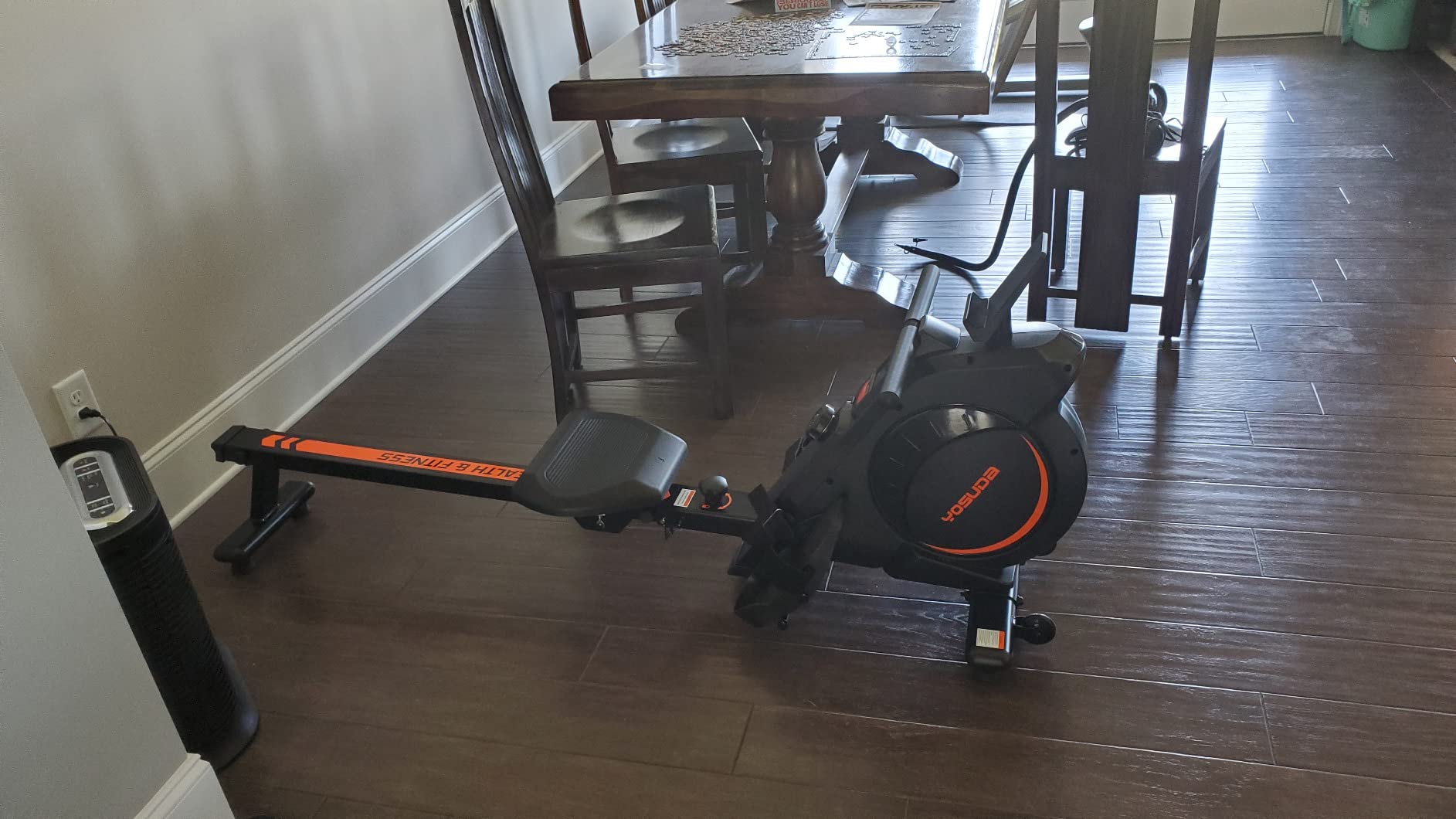 YOSUDA Rowing Machine for Home, Magnetic Rower with 16-Level Resistance customer photo 2