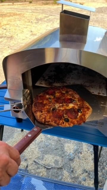 BIG HORN Gas Pizza Oven, Portable Propane Pizza Oven with 15 inch Pizza Stone, Stainless Steel Pizza Maker for Outdoor Cooking customer photo 1