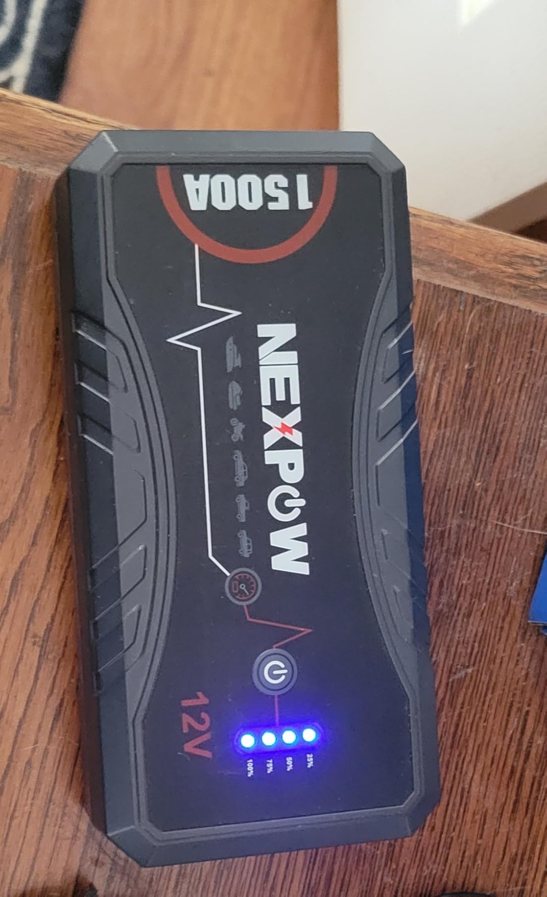 NEXPOW Car Jump Starter 2026 Upgraded Car Battery Jump Starter Pack customer photo 1