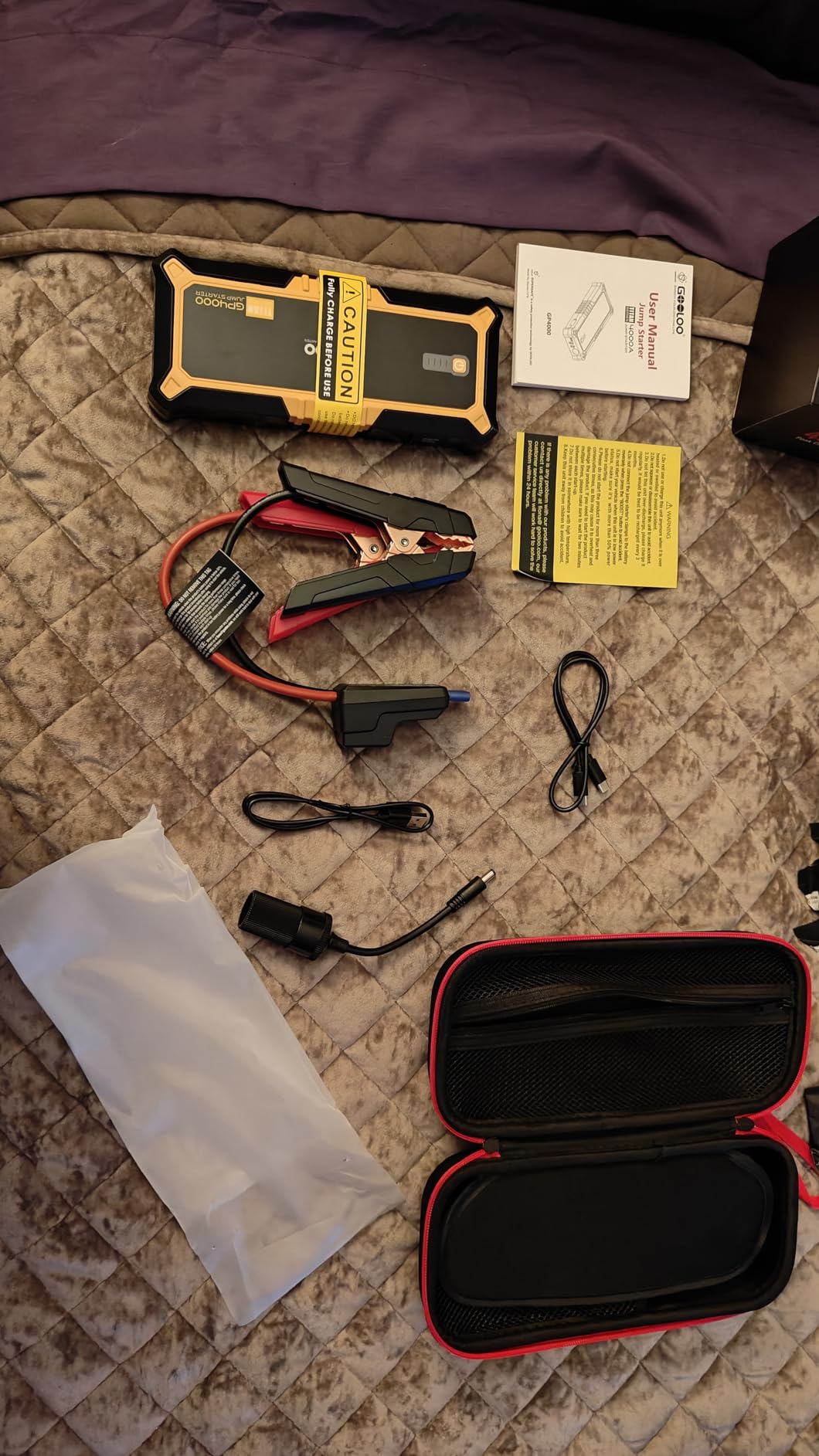 GOOLOO GP4000 Jump Starter - 4000A 12V Car Battery Jumper Starter Portable customer photo 2