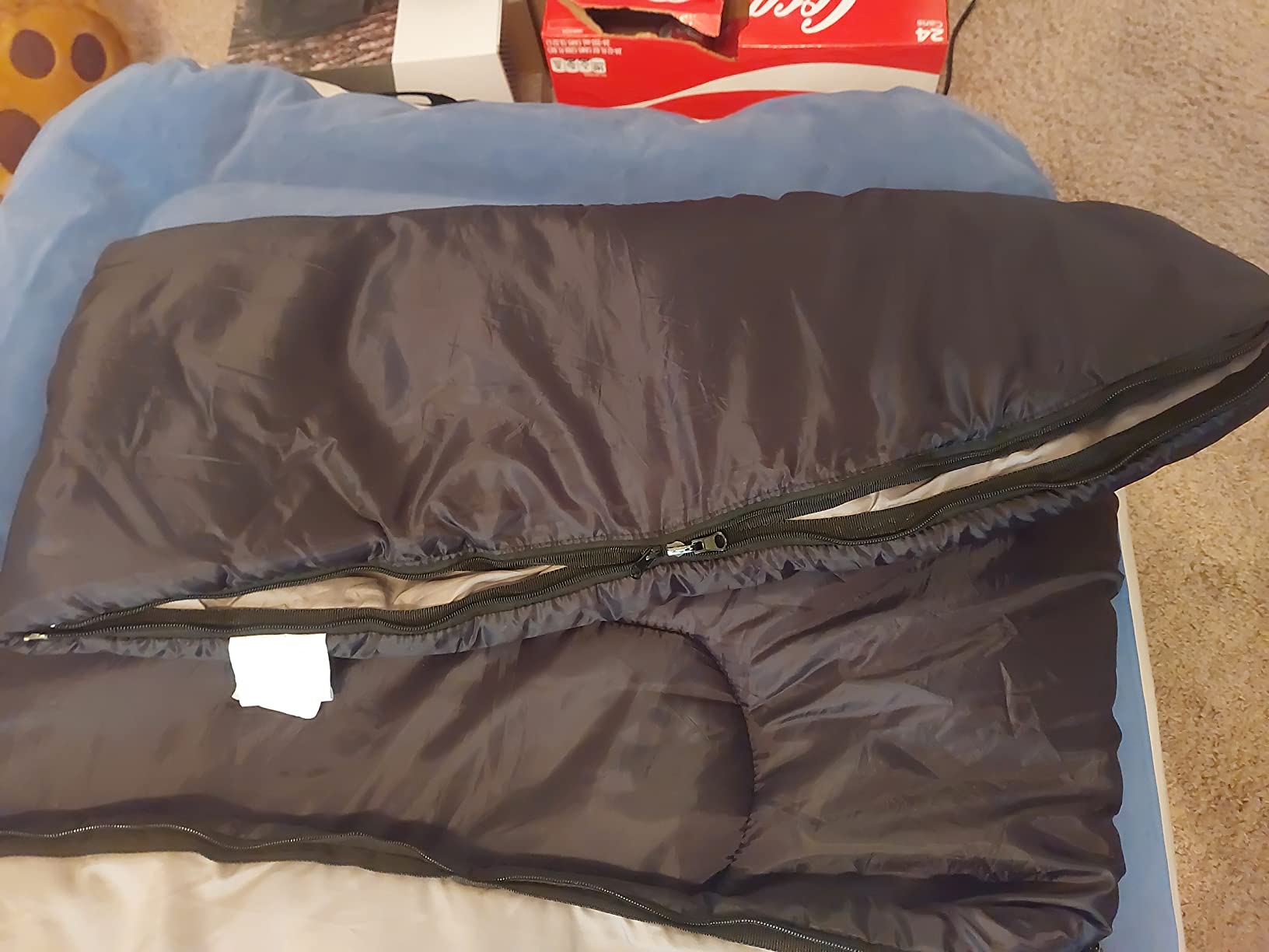 MEREZA 0 Degree Winter Sleeping Bag for Adults Kids with Pillow, Cold Weather Sleeping Bag for 4 Season Camping Hiking Backpacking Sleeping Bags for Big and Tall customer photo 1