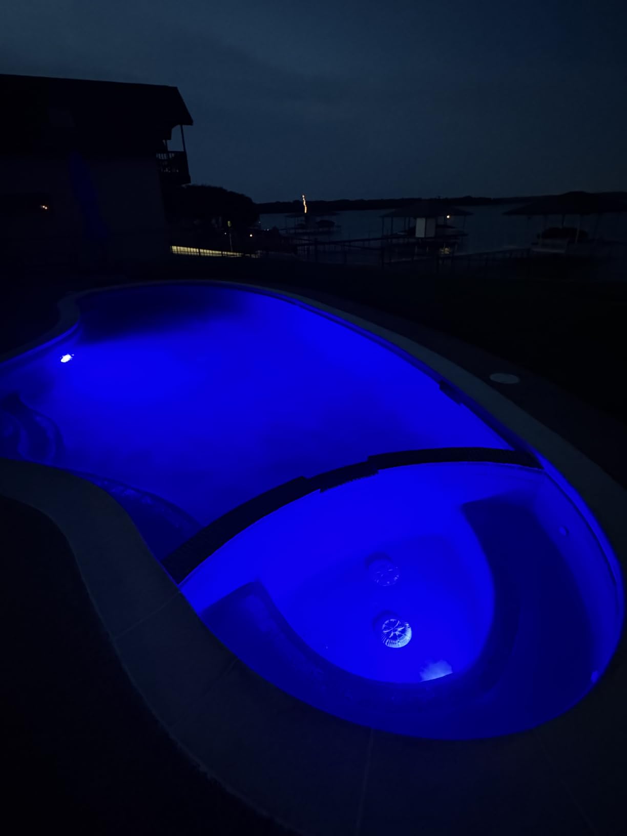 PN01DC LED Inground Pool Lighting System RGBW Color Change 10 Inch 50W, Remote/App Control, 120V AC, 100 Feet Cord customer photo 1