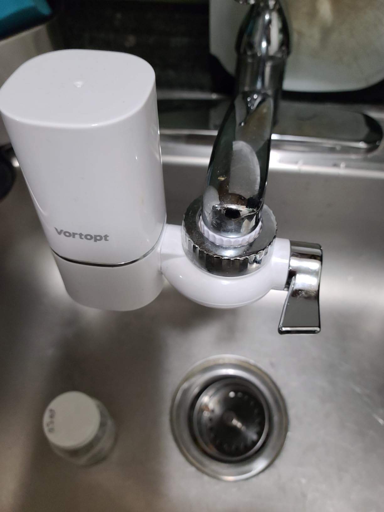 Vortopt Faucet Water Filter for Sink, T1 Rapid Flow, NSF Certified. customer photo 1