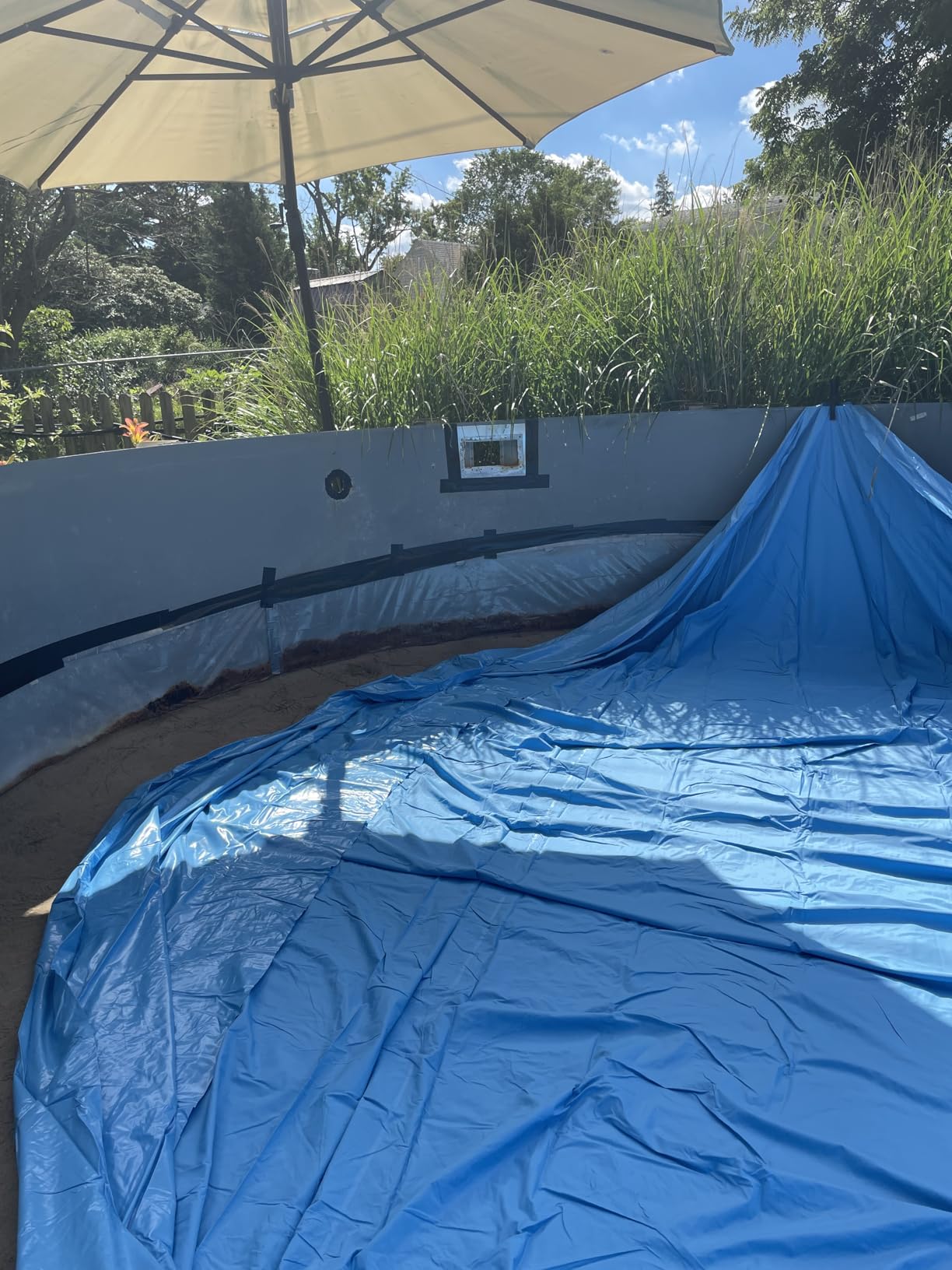 Blue Wave 18 ft Round Overlap Pool Liner for Above Ground Pools, Blue customer photo 1