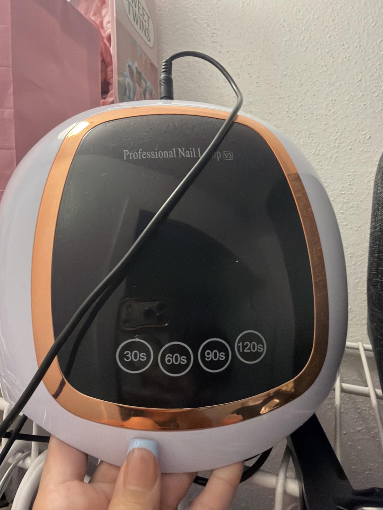 UV Nail Lamp, 180W LED Nail Dryer for Gel Polish, Touch Screen, 42 Beads customer photo 2