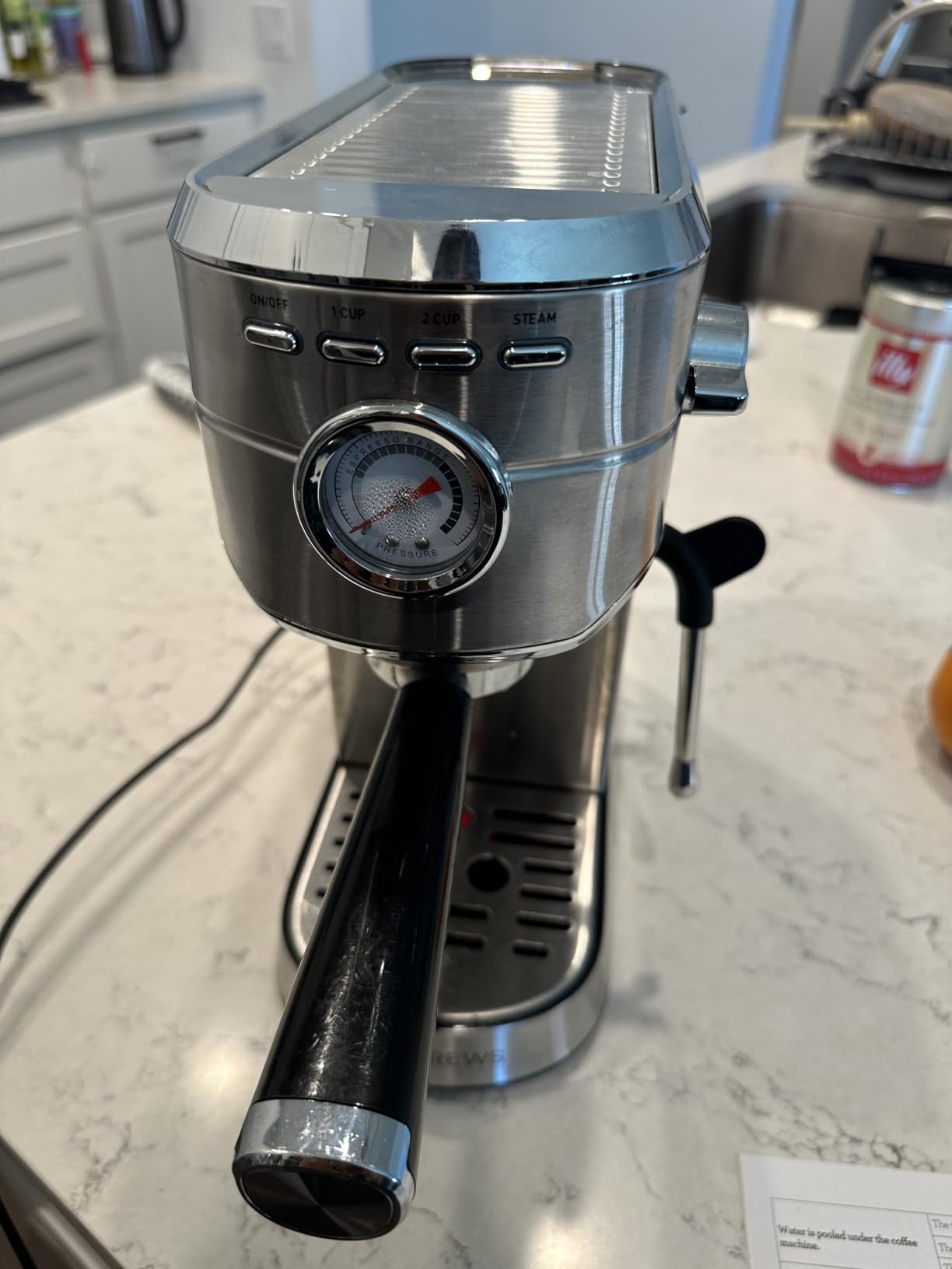 CASABREWS CM5418 Compact Espresso Machine with Milk Frothing Steam Wand customer photo 2