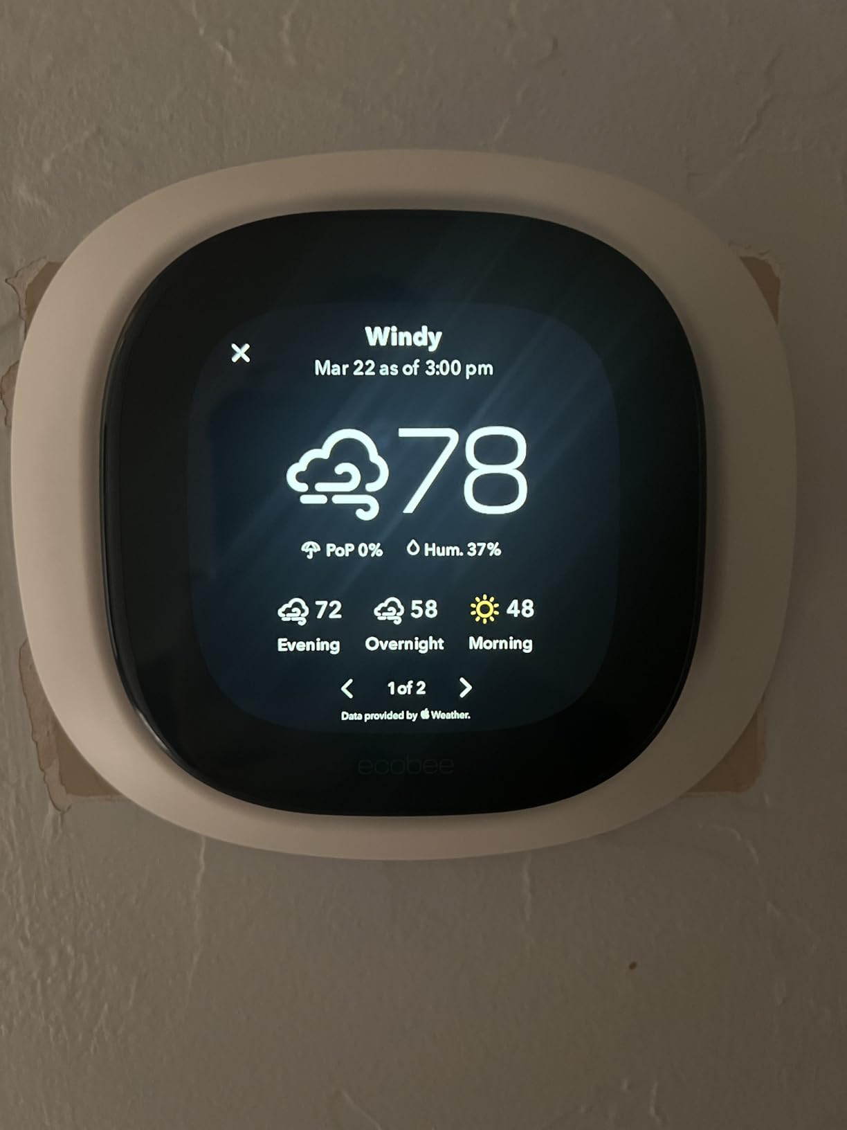 ecobee Smart Thermostat Premium - WiFi, Siri & Alexa Built-In, Smart Sensor customer photo 2