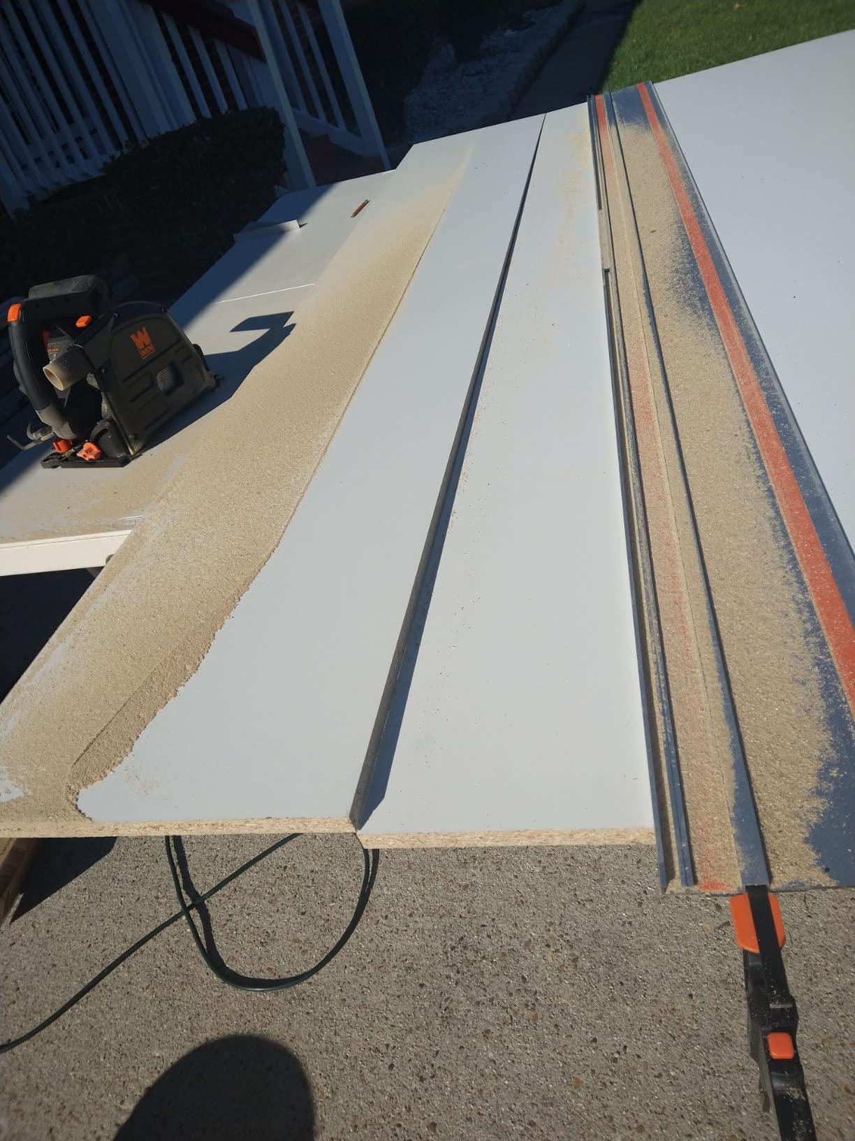 WEN Plunge Cut Circular Saw Bundle with 100-Inch Track Saw Guide Rail and Adapters customer photo 1