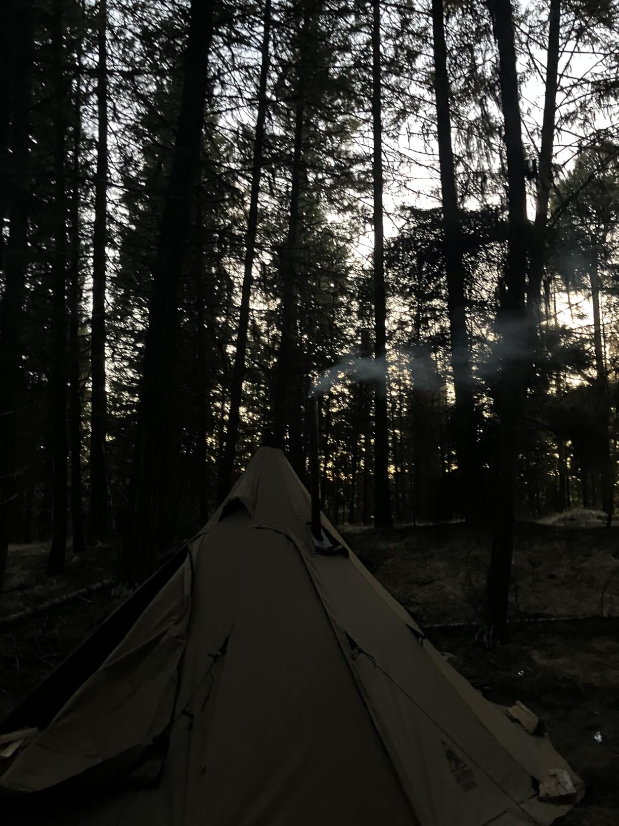 OneTigris Northgaze Canvas Hot Tent with Stove Jack, Windproof, Fire Retardant, Durable 4 Season Camping Pyramid Teepee Tent for 2~4 Person customer photo 2