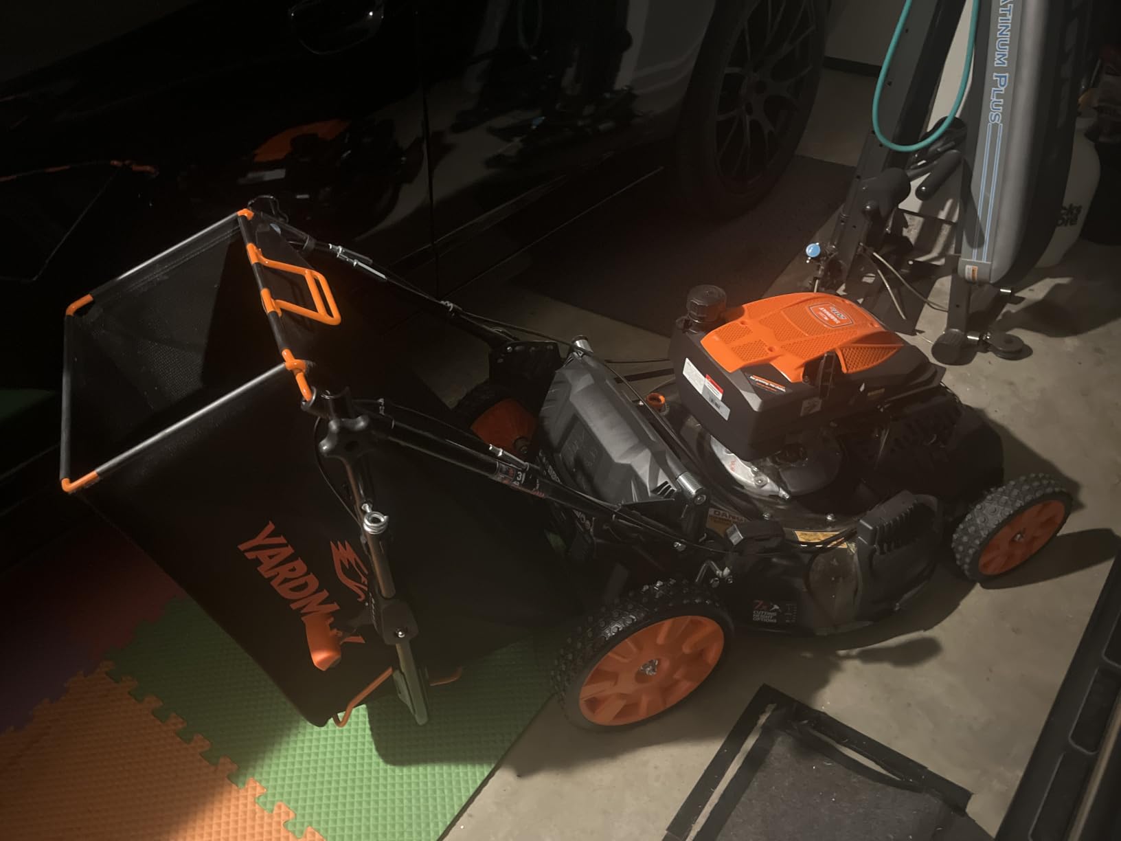 YARDMAX 22 in. 201cc Select PACE 6 Speed CVT High Wheel FWD 3-in-1 Gas Walk Behind Self Propelled Lawn Mower, Black (YG2860) customer photo 2
