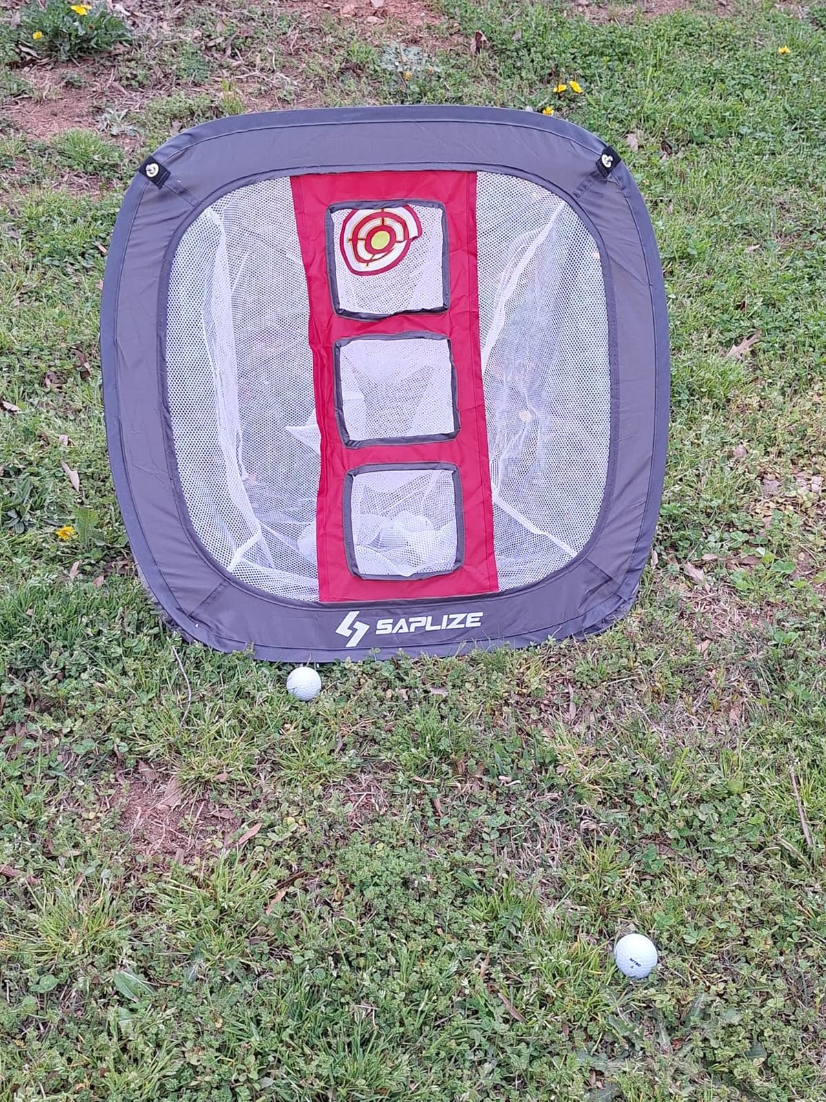 SAPLIZE Golf Chipping Net for Backyard Practice – Improve Accuracy & Distance Control, Foldable Golf Training Aid for Indoor Outdoor Use, Multi Target Practice Net for All Skill Levels customer photo 1