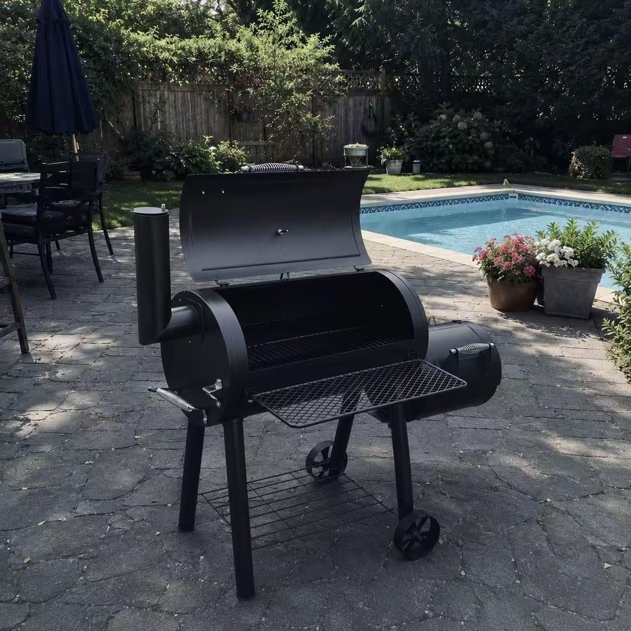 Captiva Designs Smoker Grill Extra Large Outdoor Charcoal Barbecue Grill customer photo 2