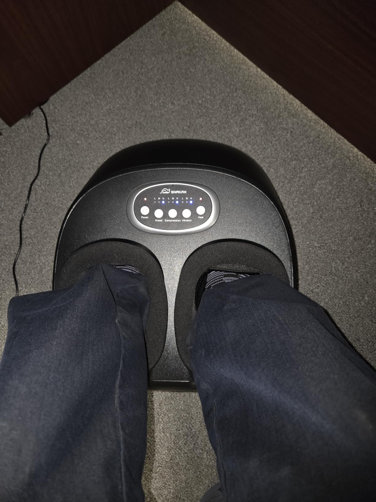 Snailax Foot Massager with Heat for Plantar Fasciitis Relief customer photo 1