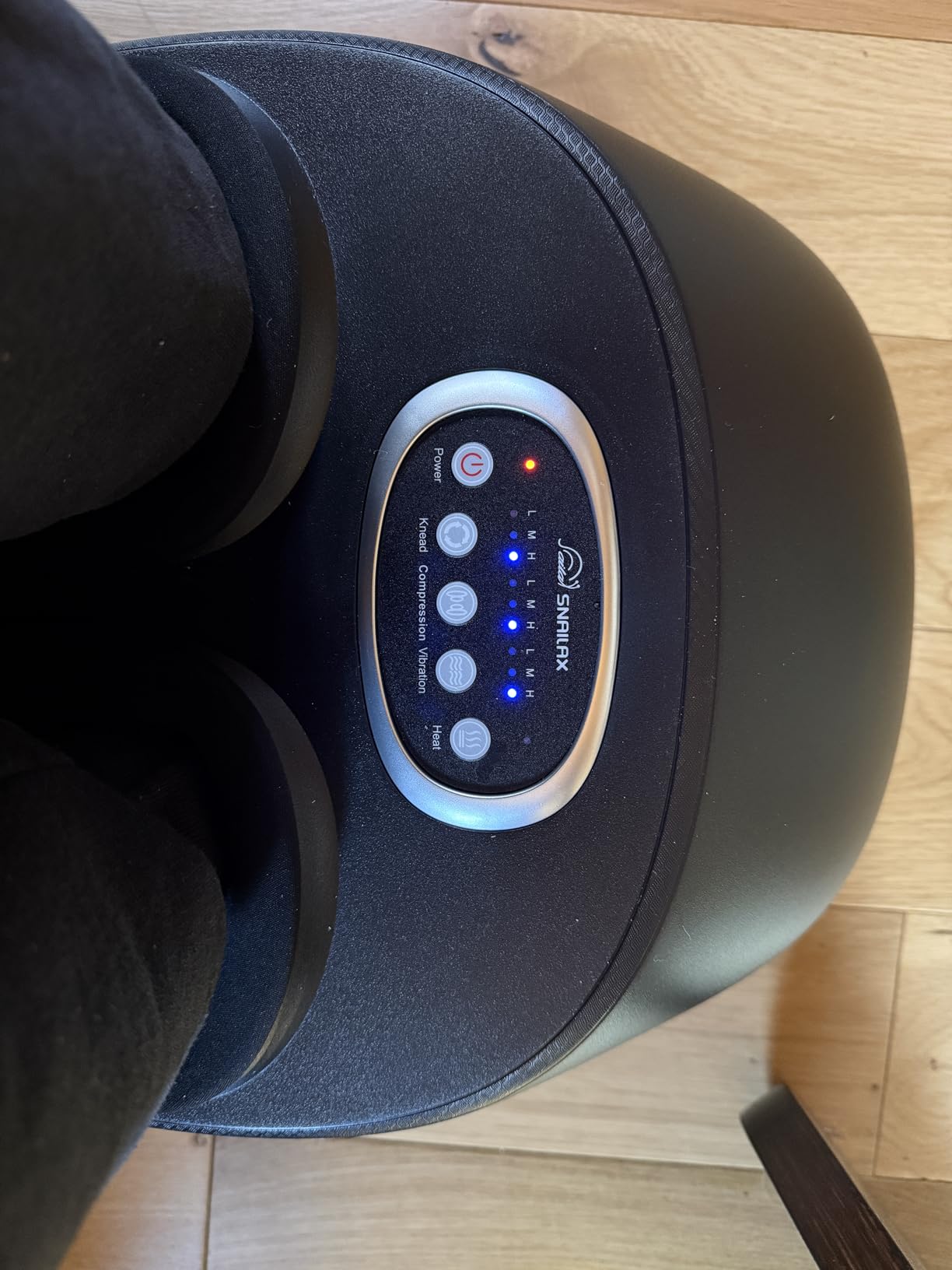 Snailax Foot Massager with Heat for Plantar Fasciitis Relief customer photo 2