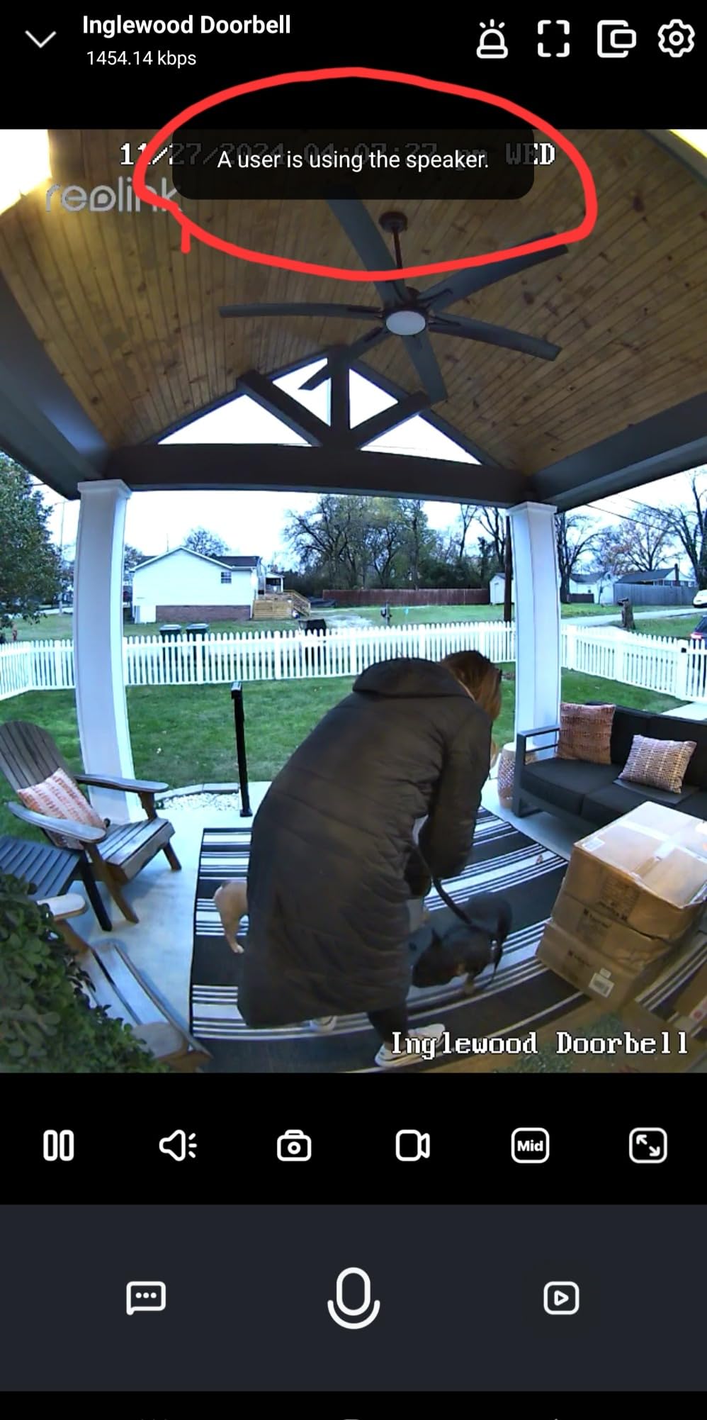 REOLINK Video Doorbell WiFi 2K Wired Camera, 4:3 Wide View Outdoor Camera customer photo 2
