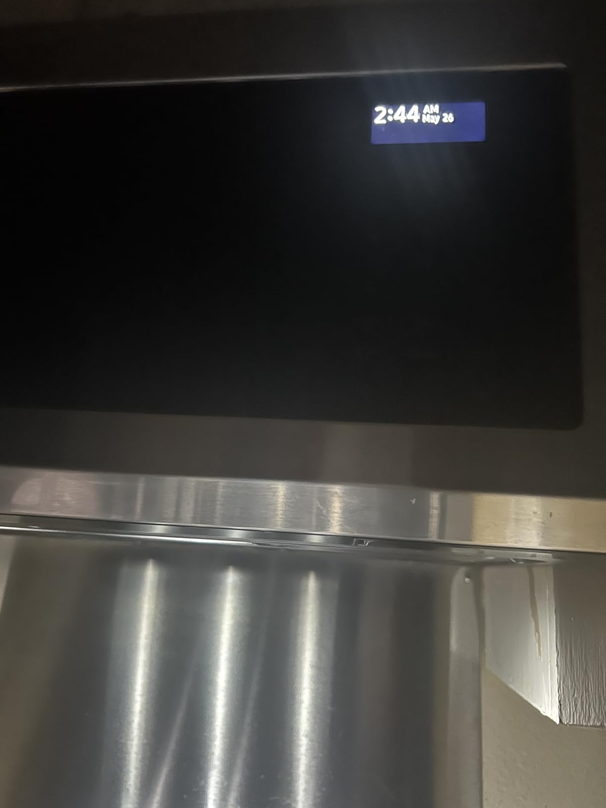 SAMSUNG 1.1 Cu Ft Smart SLIM Over the Range Microwave Oven w/ 550 CFM Hood Vent, Wi-Fi, Voice Control, LED Light Bar, Sensor Cook, 1100 Watt, ME11A7710DS/AA, Fingerprint Resistant Stainless Steel customer photo 1