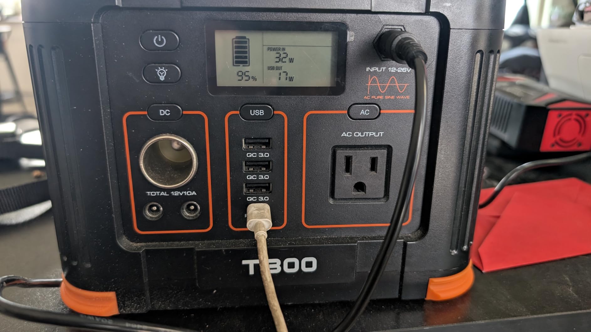 Portable Power Station 500W, 519.48Wh/140400mAh Solar Generator Backup customer photo 2