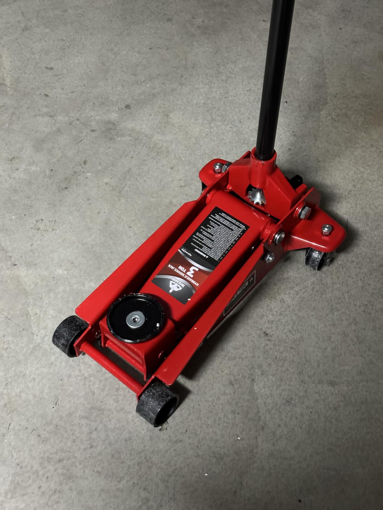 Jack Boss Floor Jack 3 Ton Capacity Fast Lift Service Jack Steel Heavy Duty Hydraulic Car Jack customer photo 2