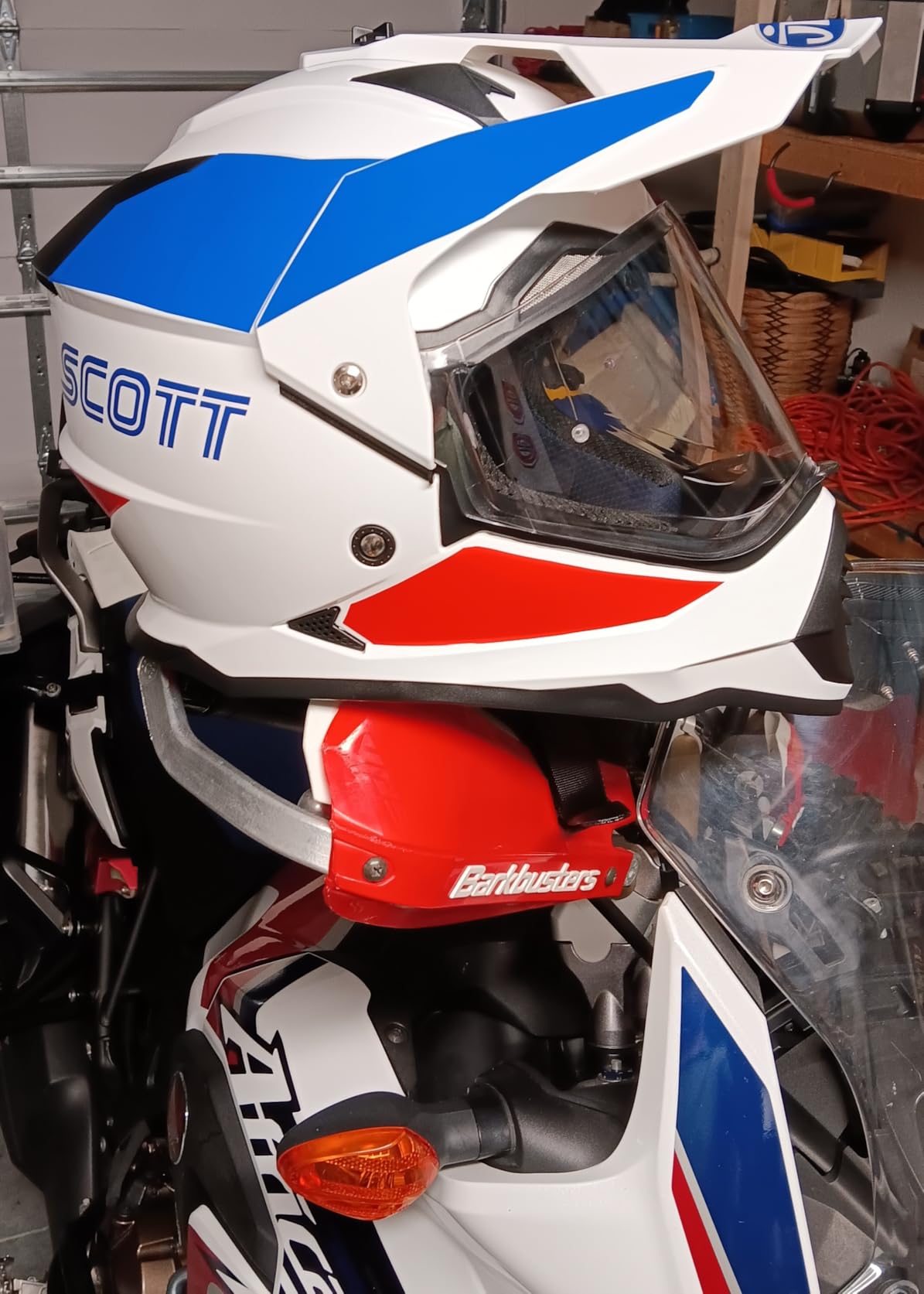ILM Dual Sport Adventure Motorcycle Helmet with Pinlock Visor WS902 customer photo 1