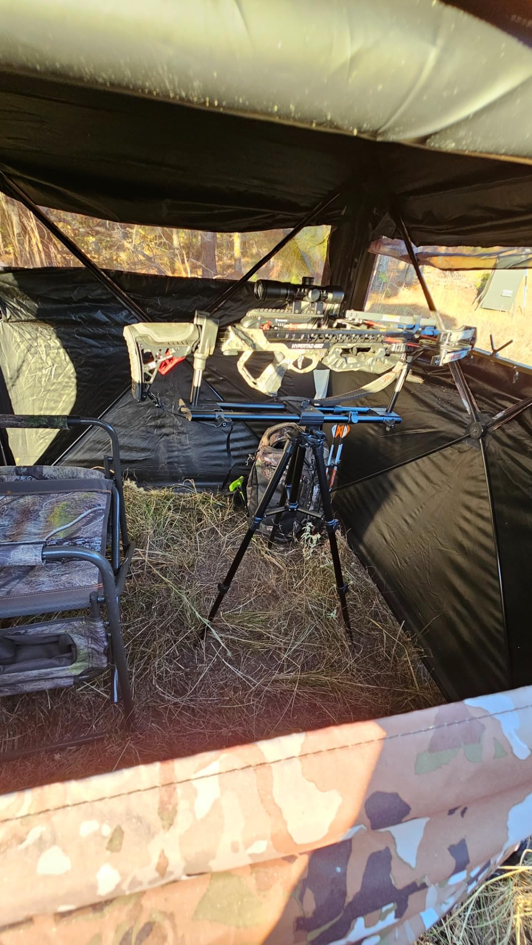 Trakiom Shooting Tripod Hunting Rest Rifle Gun Crossbow Tripod Stick customer photo 2