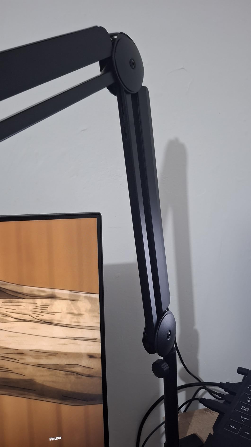 InnoGear Mic Arm Microphone Boom Arm Cable Management for Blue Yeti, Black customer photo 1
