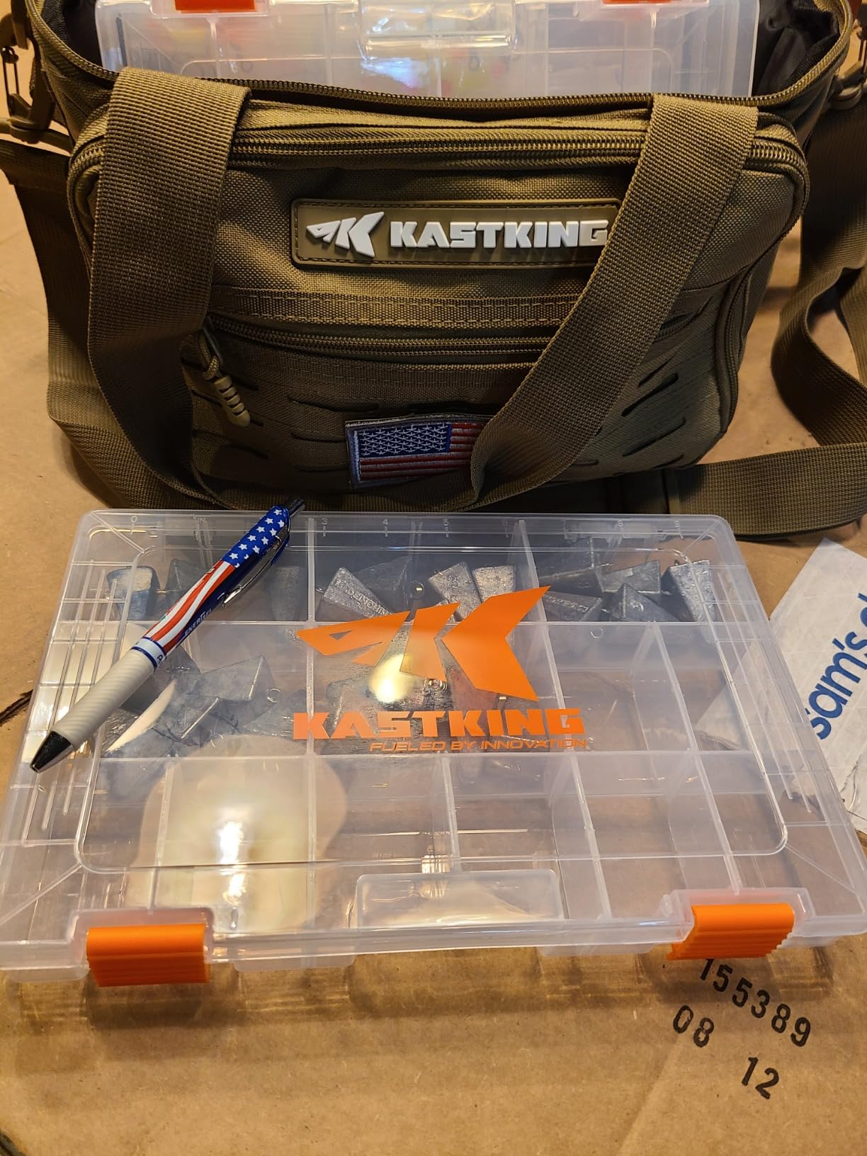 KastKing KarryAll Fishing Tackle Bag, Saltwater & Freshwater Gear Storage customer photo 1