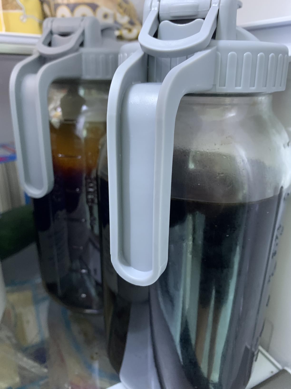 JunVpic Cold Brew Coffee Maker, 64 oz Glass Mason Pitcher customer photo 1