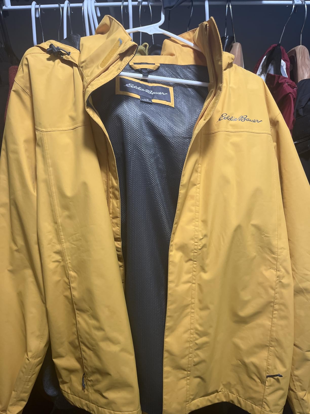 Eddie Bauer Men's Rainfoil WeatherEdge Waterproof Packable Hooded Rain Jacket customer photo 1
