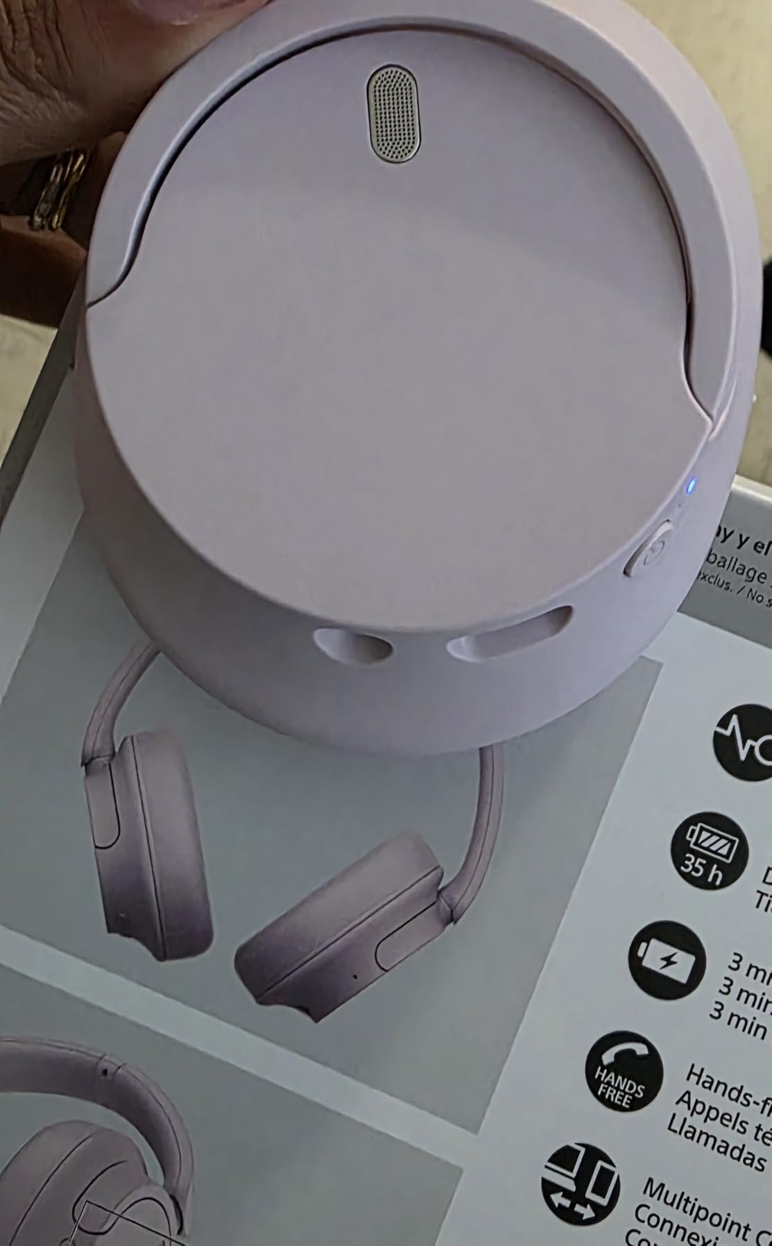 Sony WH-CH720N Wireless Noise Cancelling Over-Ear Headphones, Black customer photo 1